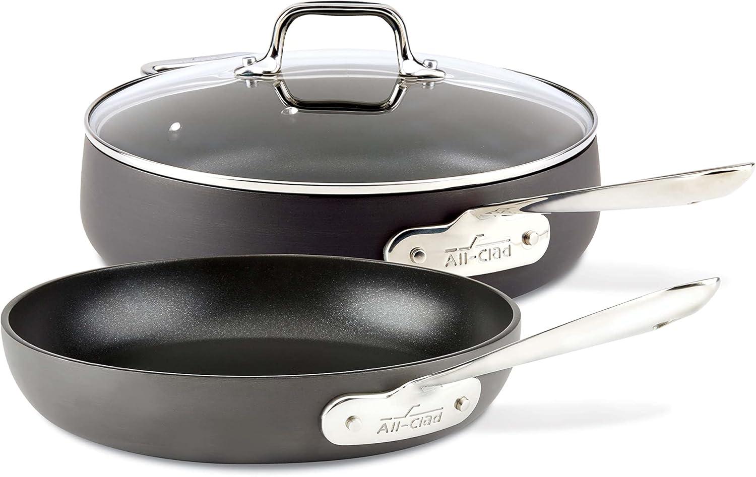 All-Clad Hard Anodized Nonstick Aluminum Cookware Set