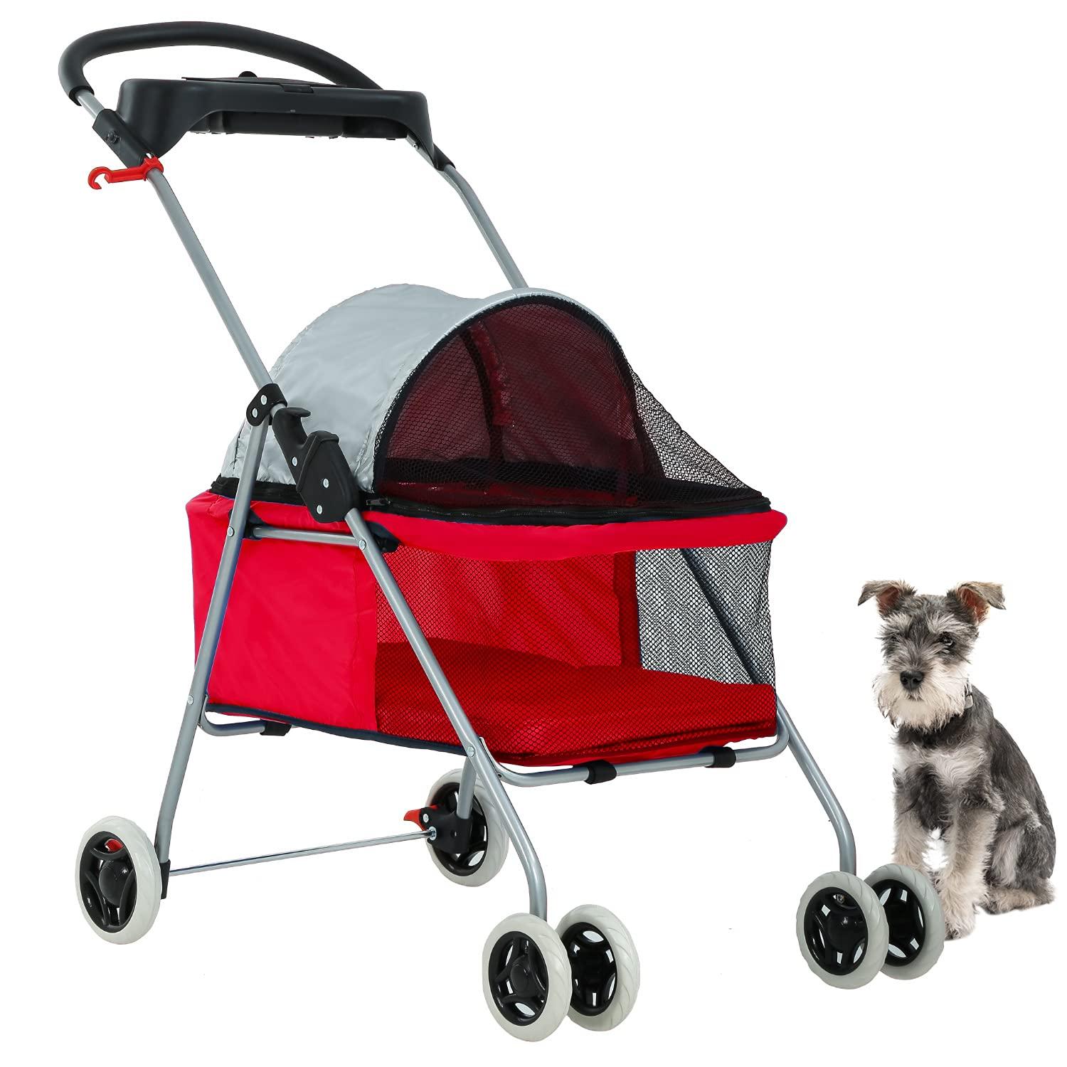 BestPet Foldable Pet Jogger Stroller