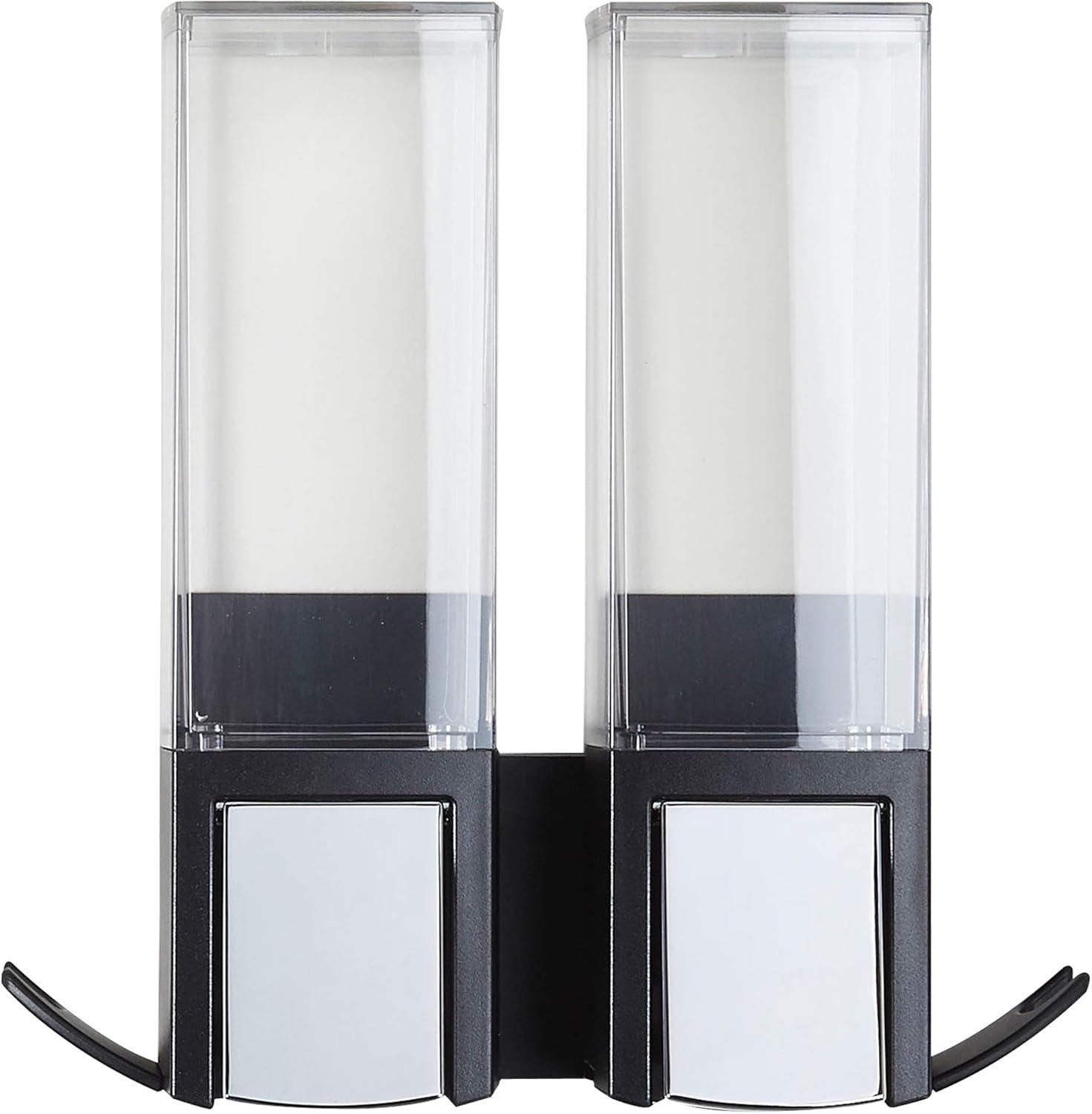 Better Living Products 77284 CLEVER Double Dispenser Black