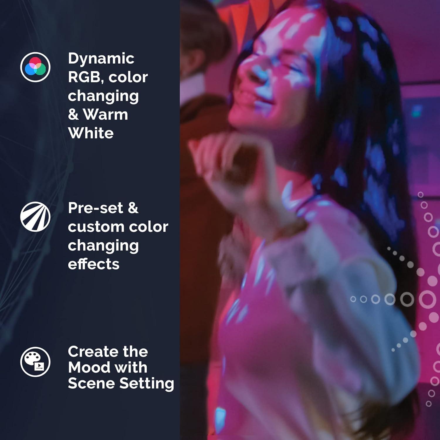Smart LED Color-Changing Tape Light with WiFi Control