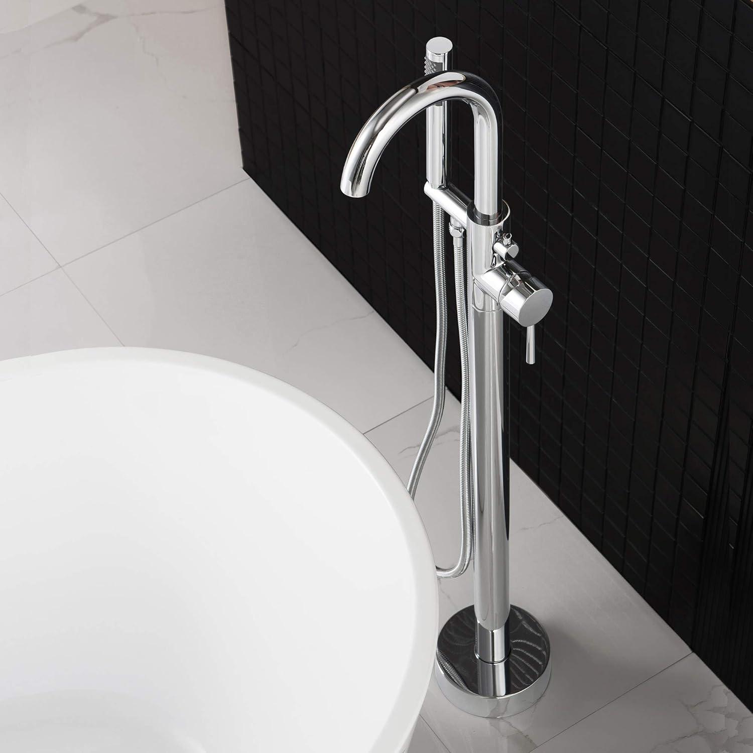 Cove 1 Handle Freestanding Tub Filler with Diverter