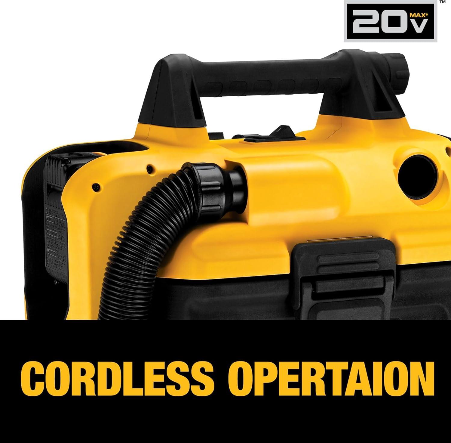 DeWalt 20V MAX Cordless Wet-Dry Vacuum (Tool Only)