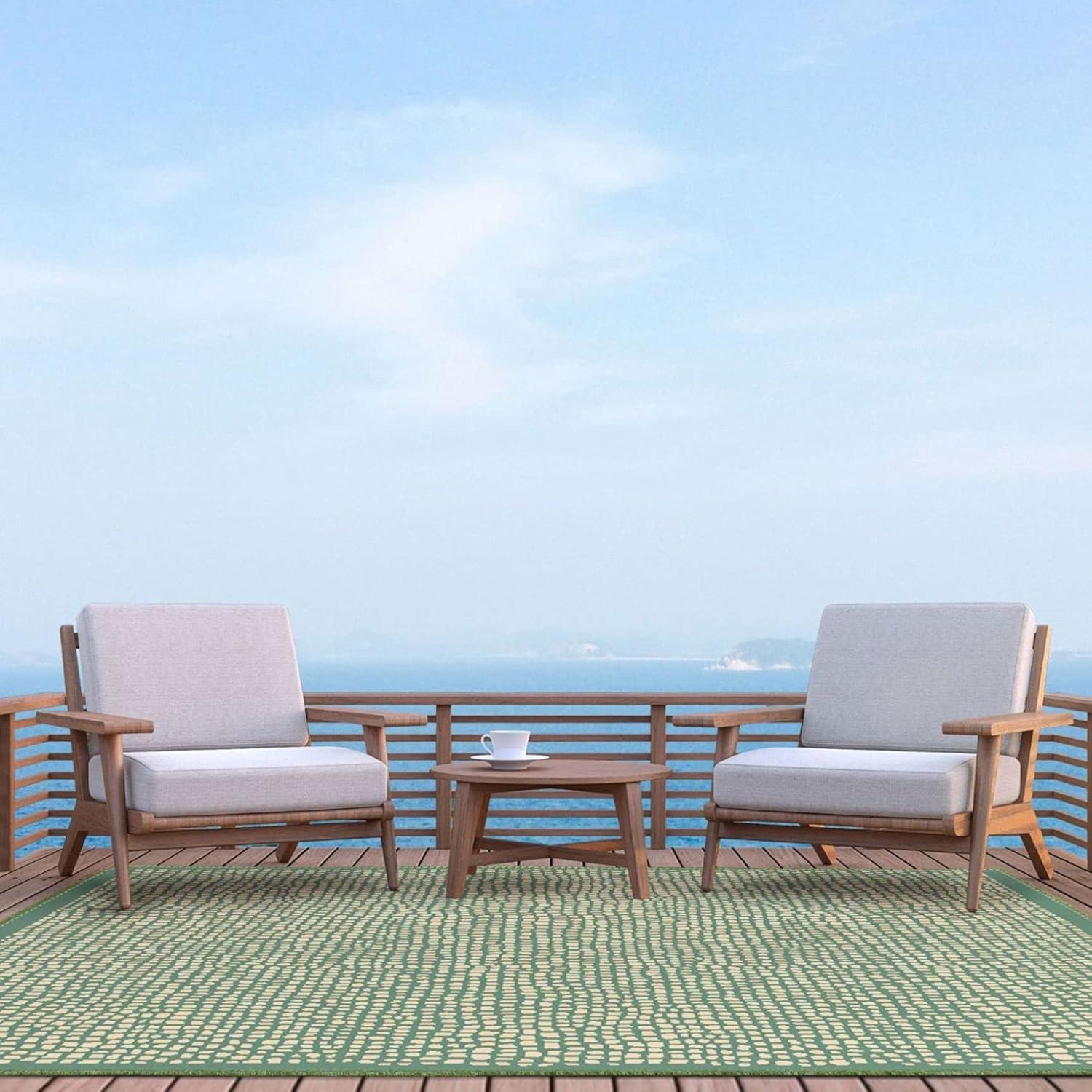 Tommy Bahama Marlin Green Indoor / Outdoor Area Rug