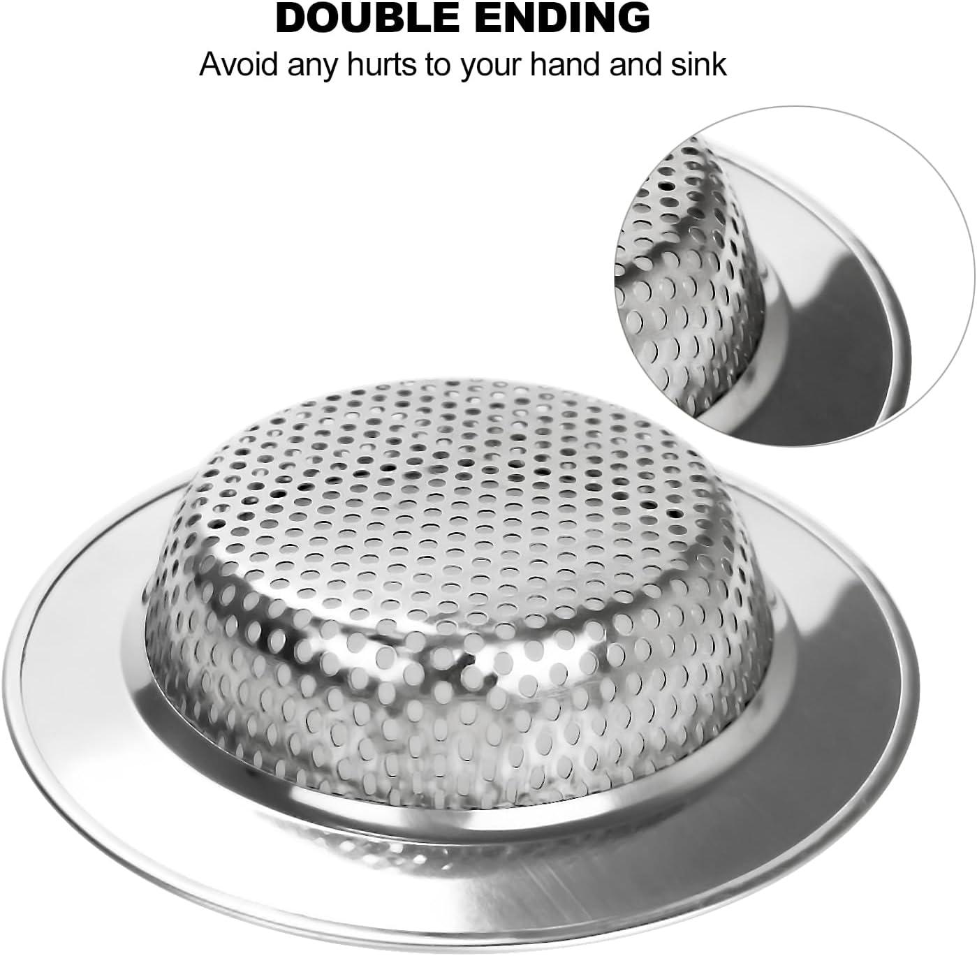 4.5 Inch Stainless Steel Kitchen Sink Strainer Basket Set