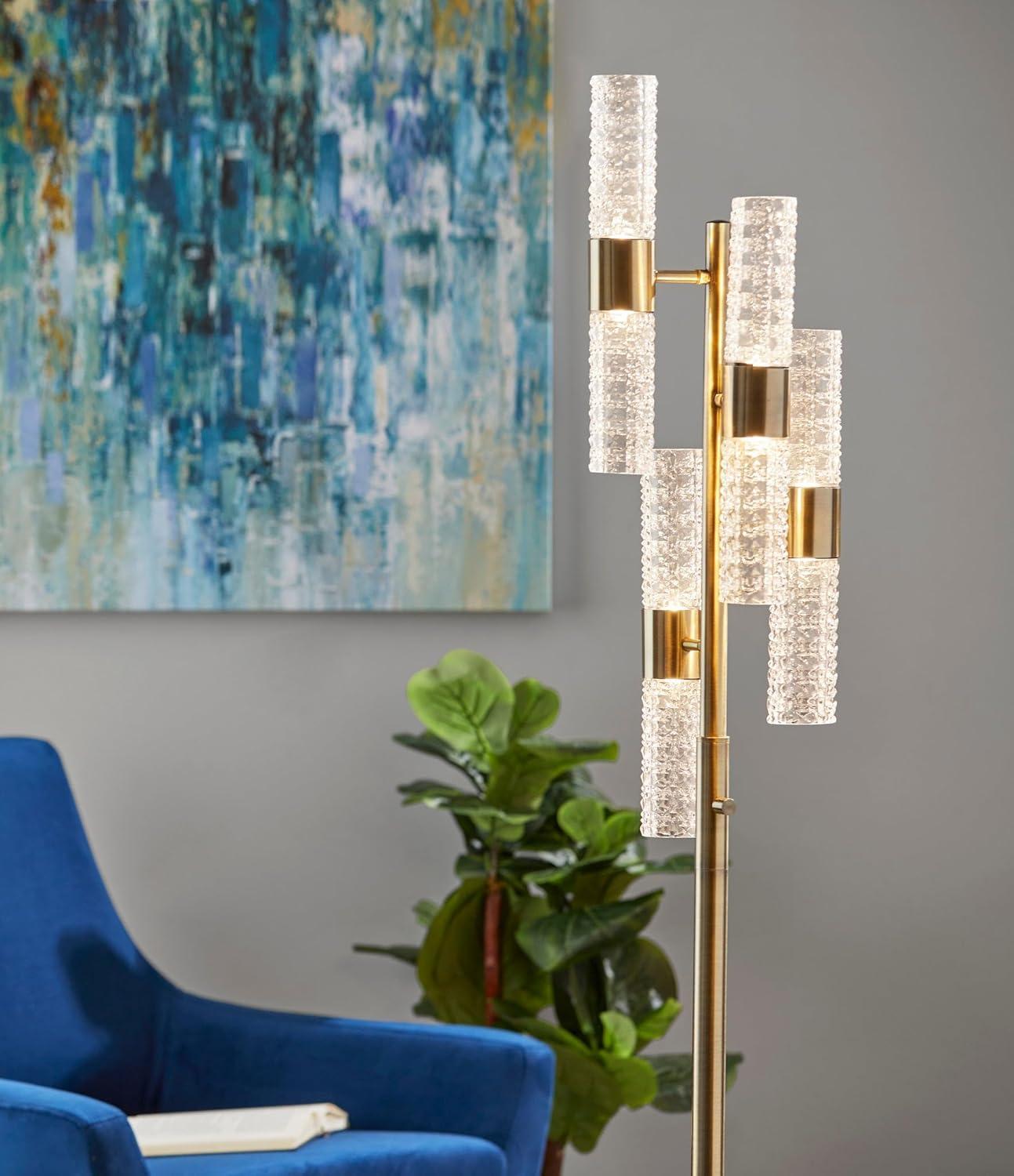 Tuberose Metal Multi-light LED Floor Lamp (65")