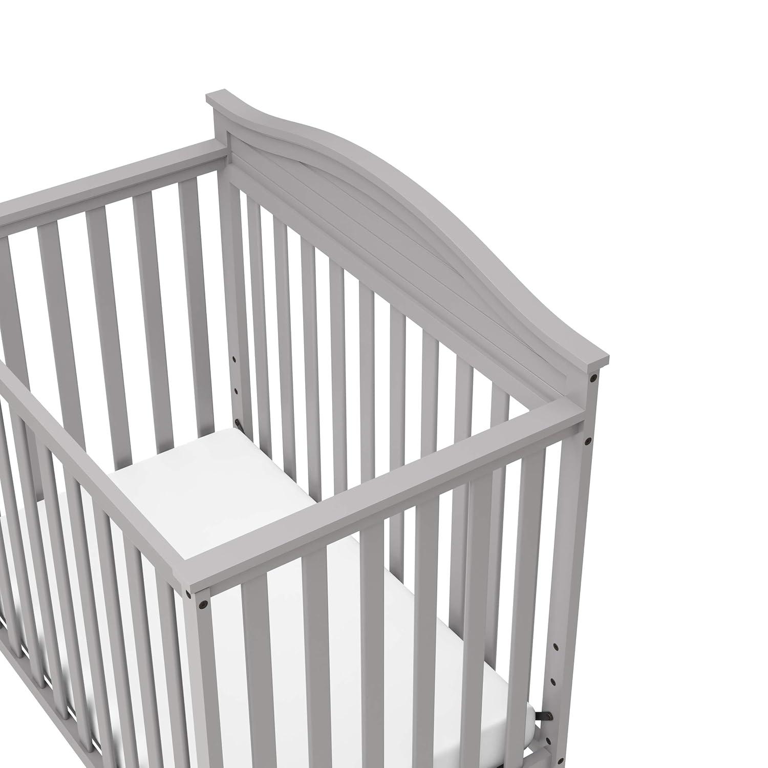 Graco Stella 4-in-1 Mini Convertible Crib with Mattress
