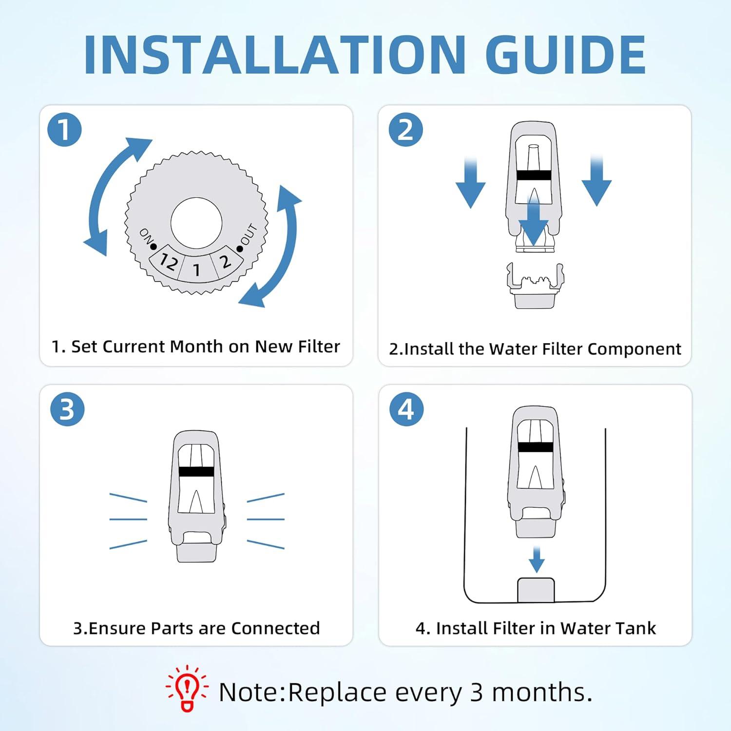 Replacement Water Filter for Breville Espresso Machine, Fit for Breville Barista Touch BES880, Barista Pro BES878, Oracle BES980, Dual Boiler BES920 Bambino ClaroSwiss Sage,2 pack by APPLIANCEMATES
