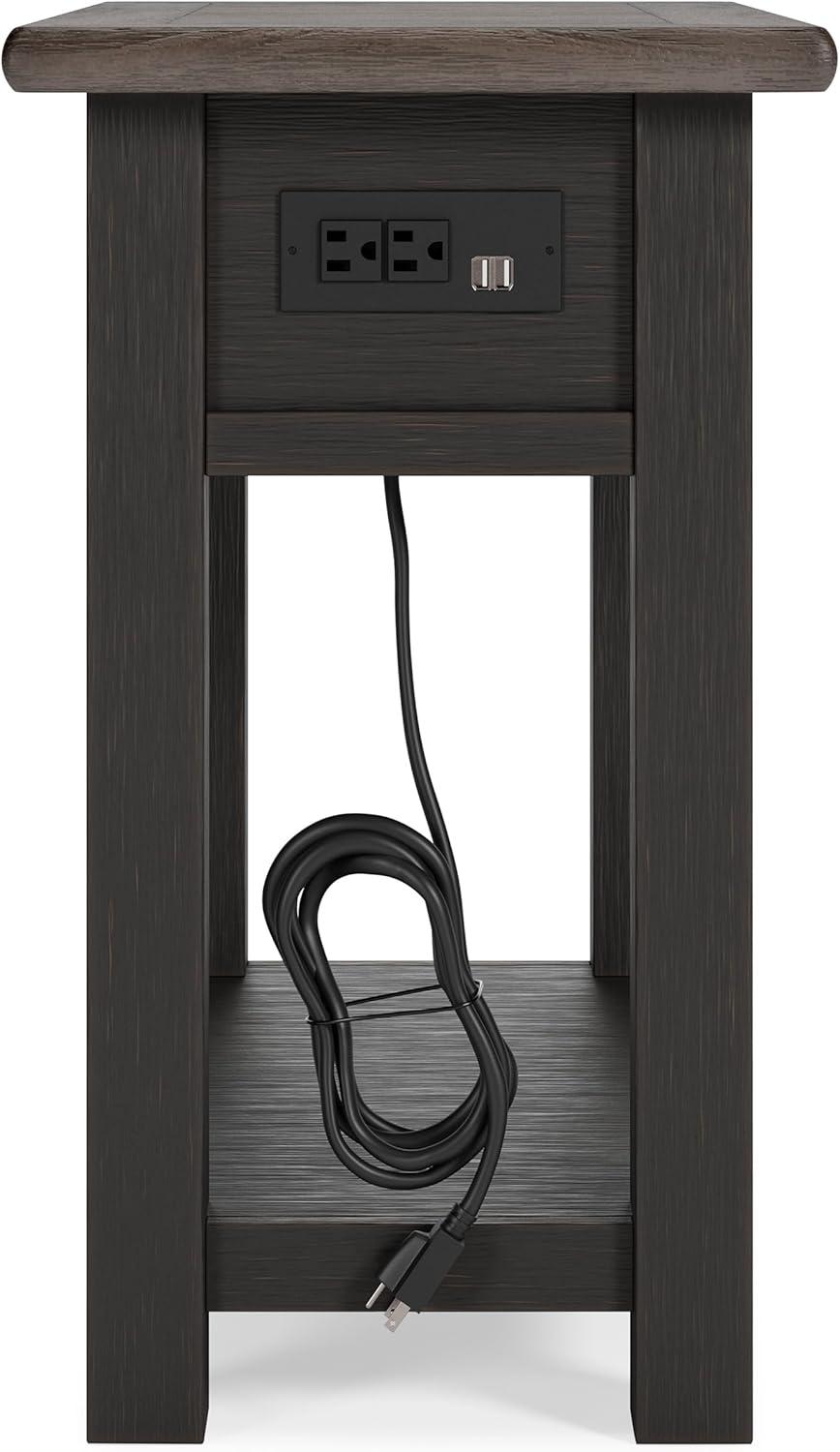 Signature Design by Ashley Casual Tyler Creek Chairside End Table Two-tone