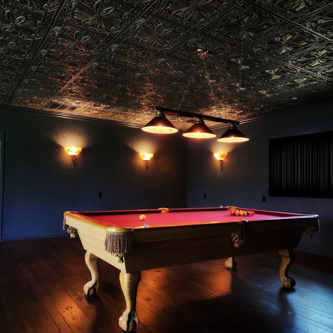 FromPlainToBeautifulInHours Milan 2 Ft. x 2 Ft. Drop-In or Glue-Up PVC Ceiling Tile & Reviews | Wayfair