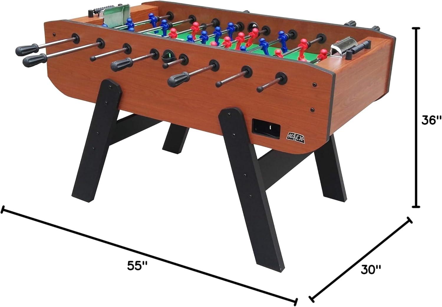 Solstice 55" Brown and Black Foosball Table