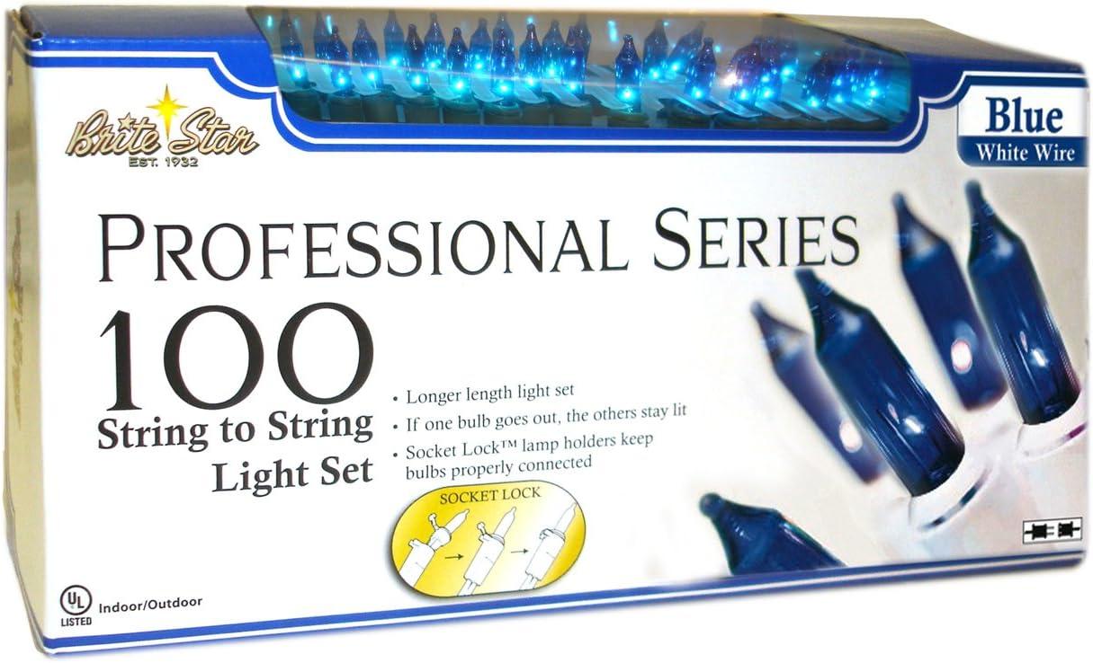 Brite Star 100 Lt PROFESSIONAL SERIES MINI, BLUE, WHITE WIRE