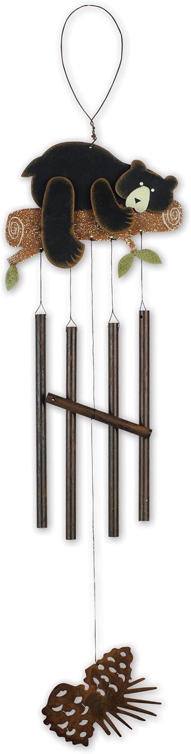 Sunset Vista Design Studios Lodge Collection Bear Hug Wind Chime