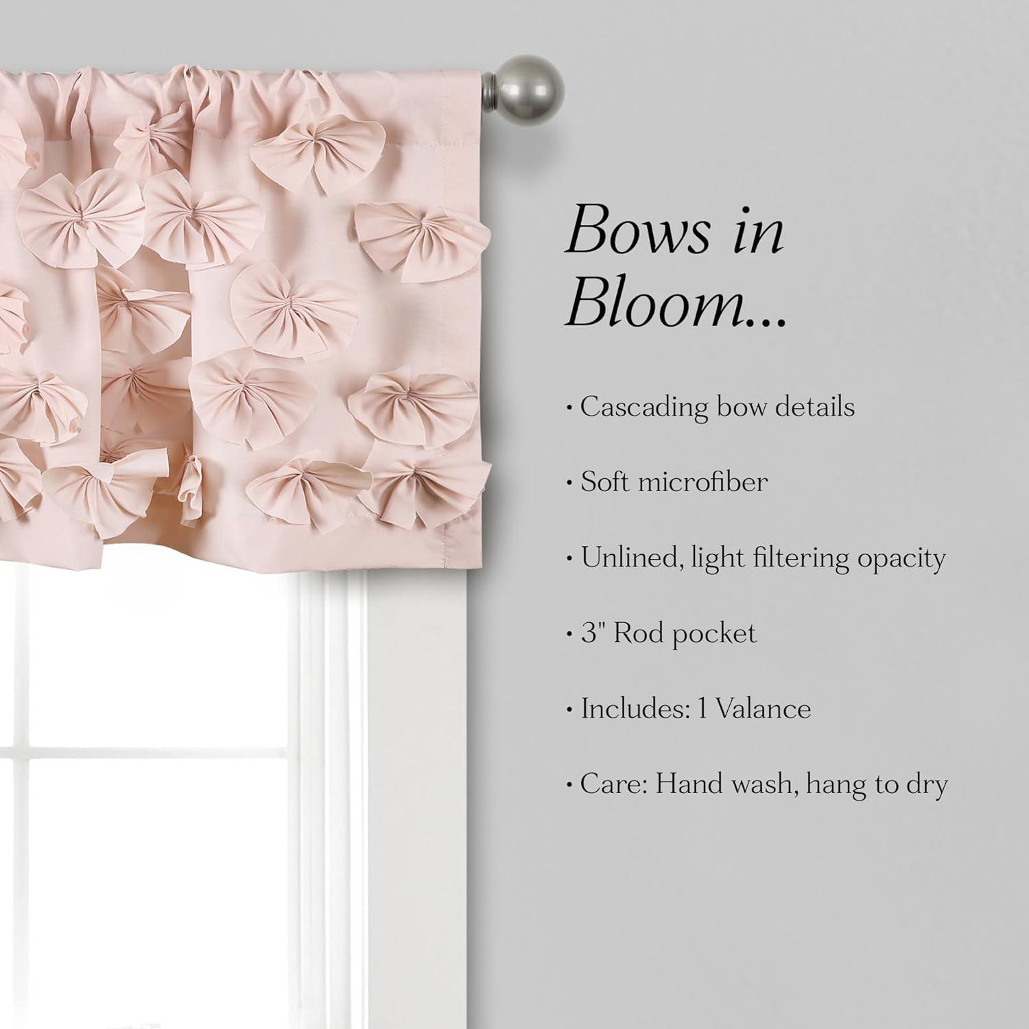 Lush Decor Scalloped 52'' W Window Valance