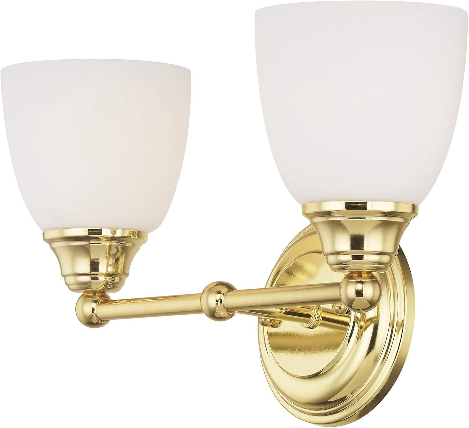 Livex Lighting Somerville 2 - Light Vanity in  Polished Brass