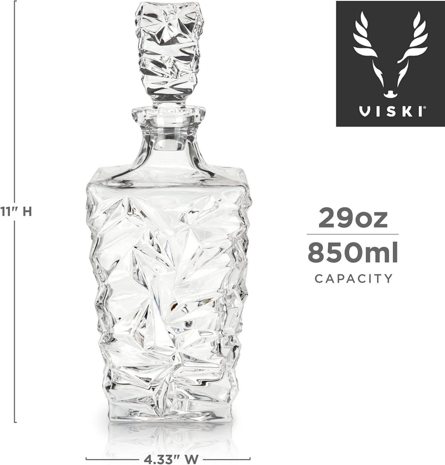 Prism Crystal Whiskey Decanter