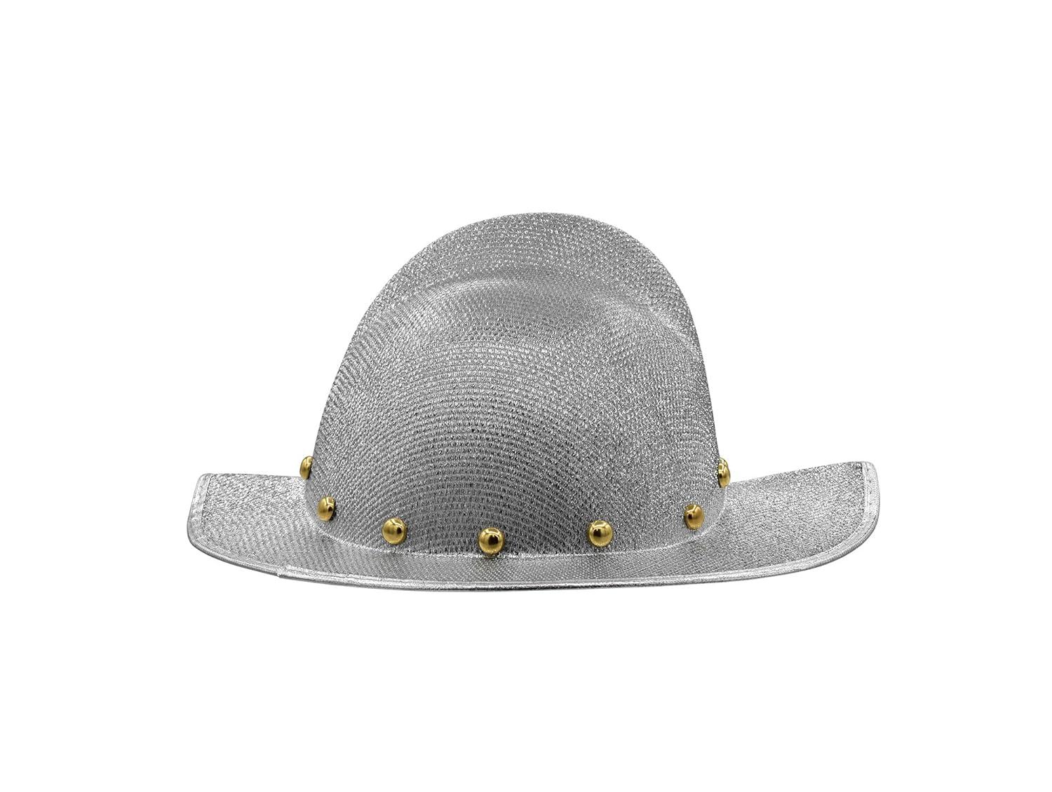 Nicky Bigs Novelties Adult 16th Century Silver Knight John Smith Conquistador Hat Helmet Costume