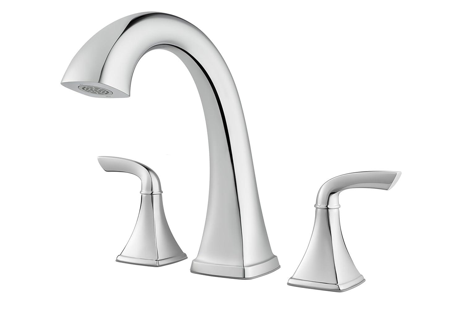 Bronson Double Handle Deck Mounted Roman Tub Faucet Trim