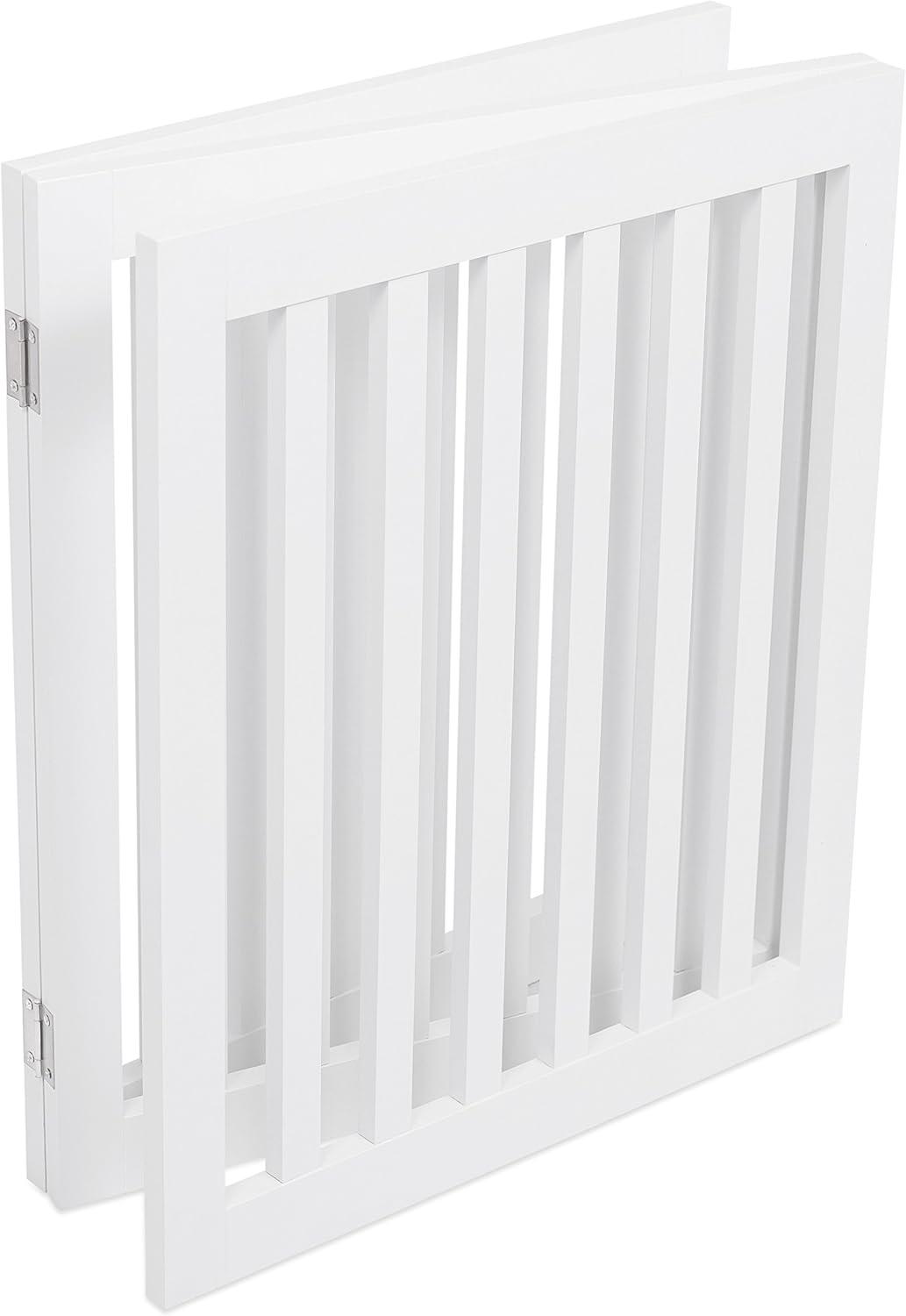 BirdRock Home Wood Free Standing Pet Gate