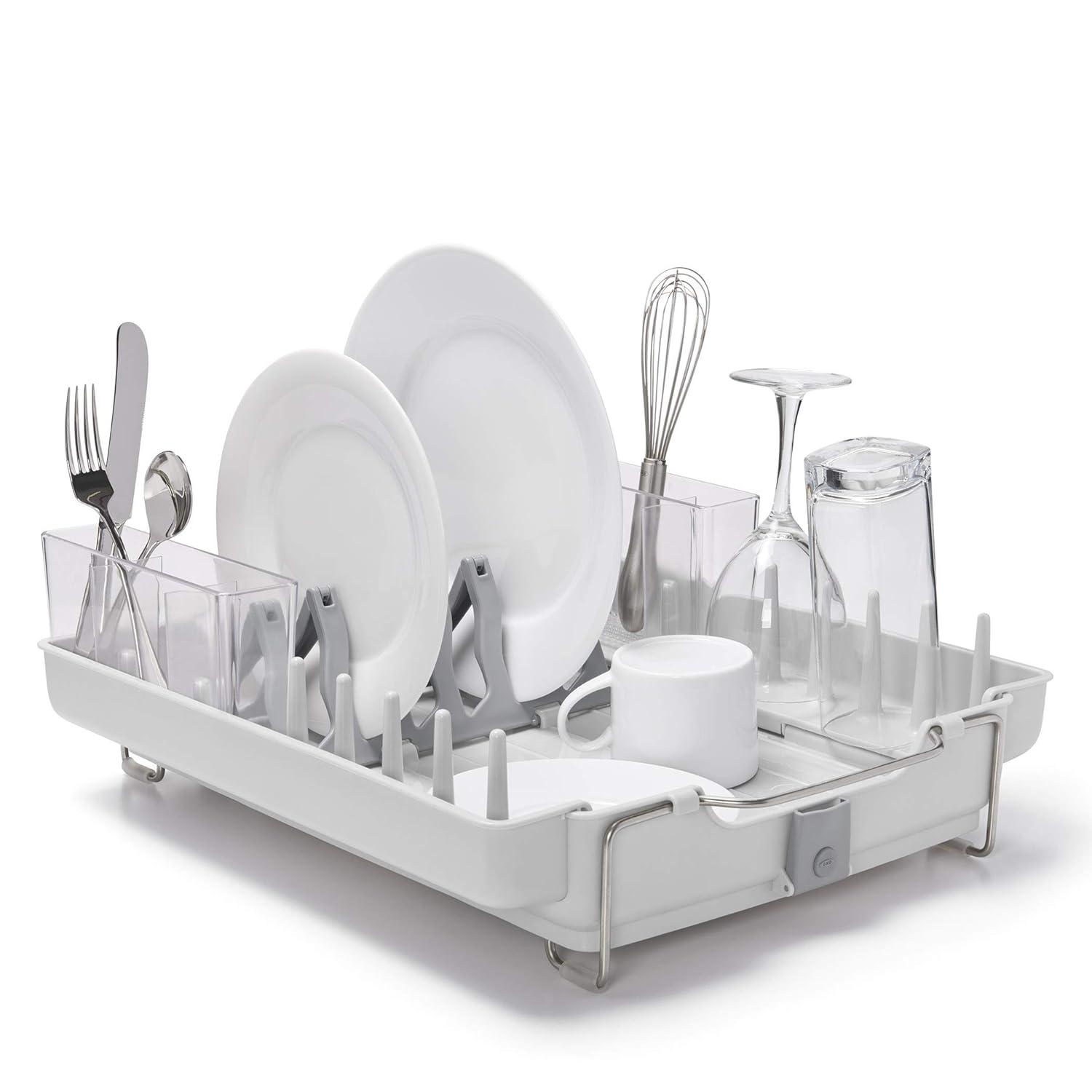 OXO OXO Stainless Steel Countertop Dish Rack