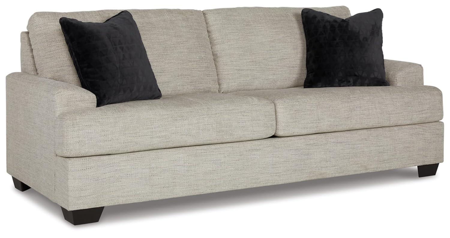 Maggie 96" Square Arm Sofa with Reversible Cushions