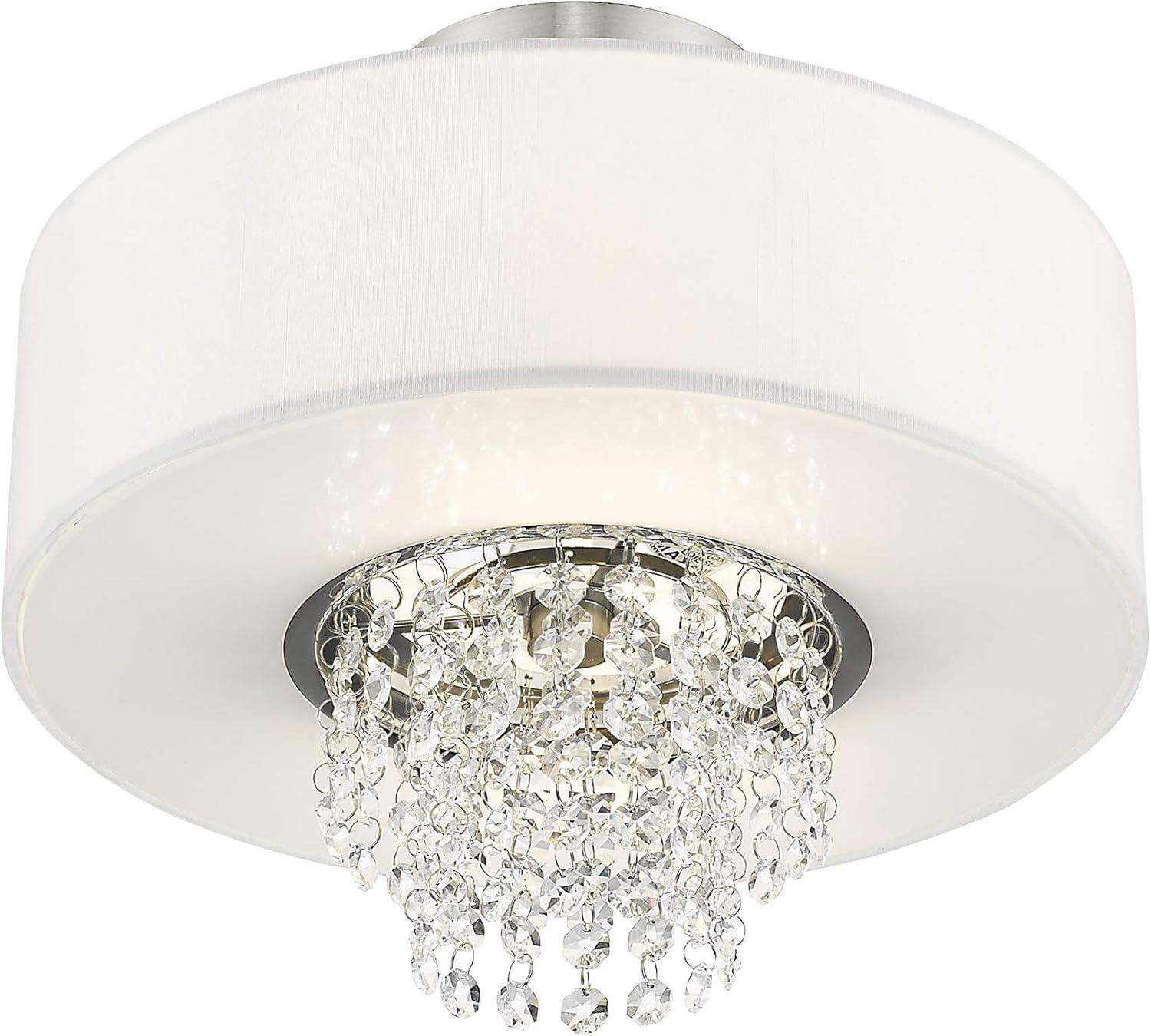 Livex Lighting - Carlisle - 2 Light Semi-Flush Mount in Contemporary Style - 13