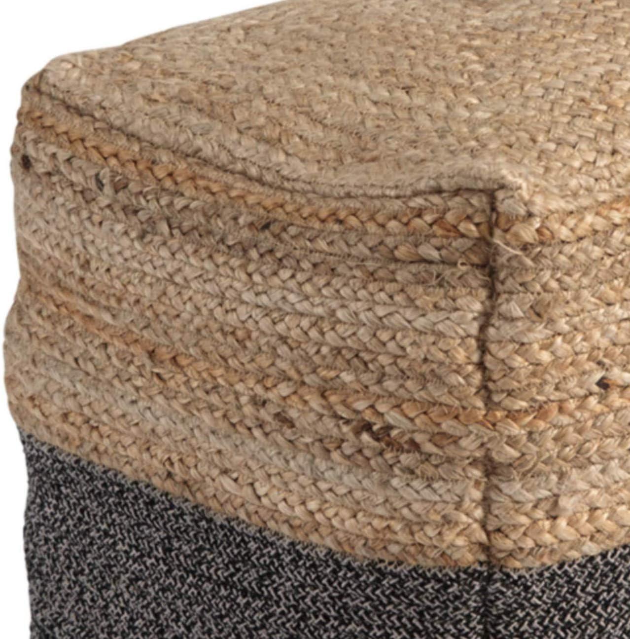 Sweed Valley Natural/Black Casual Pouf A1000422