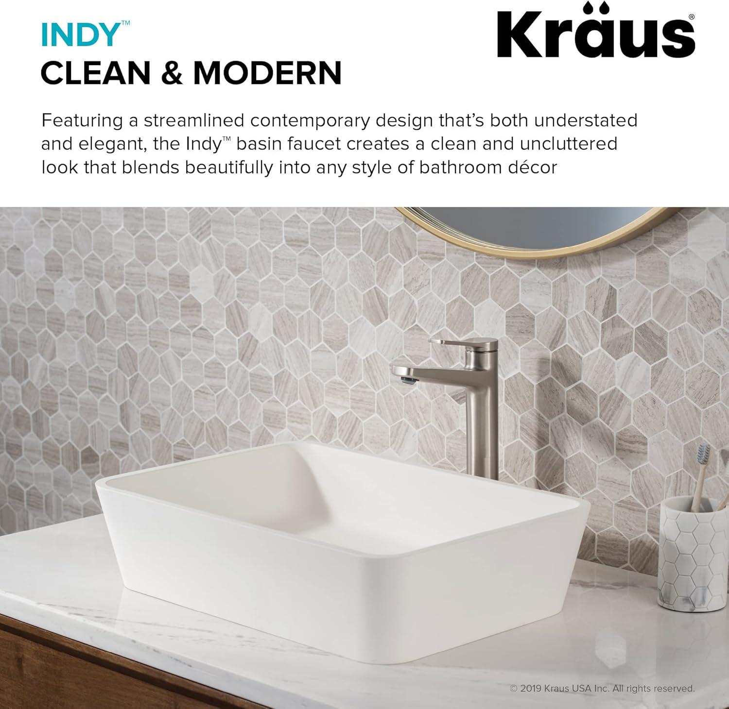 Indy Single Hole Bathroom Faucet