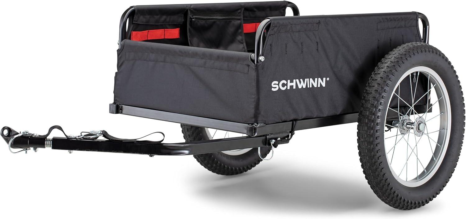 Schwinn Porter Two-Wheel Bicycle Cargo Trailer, Black