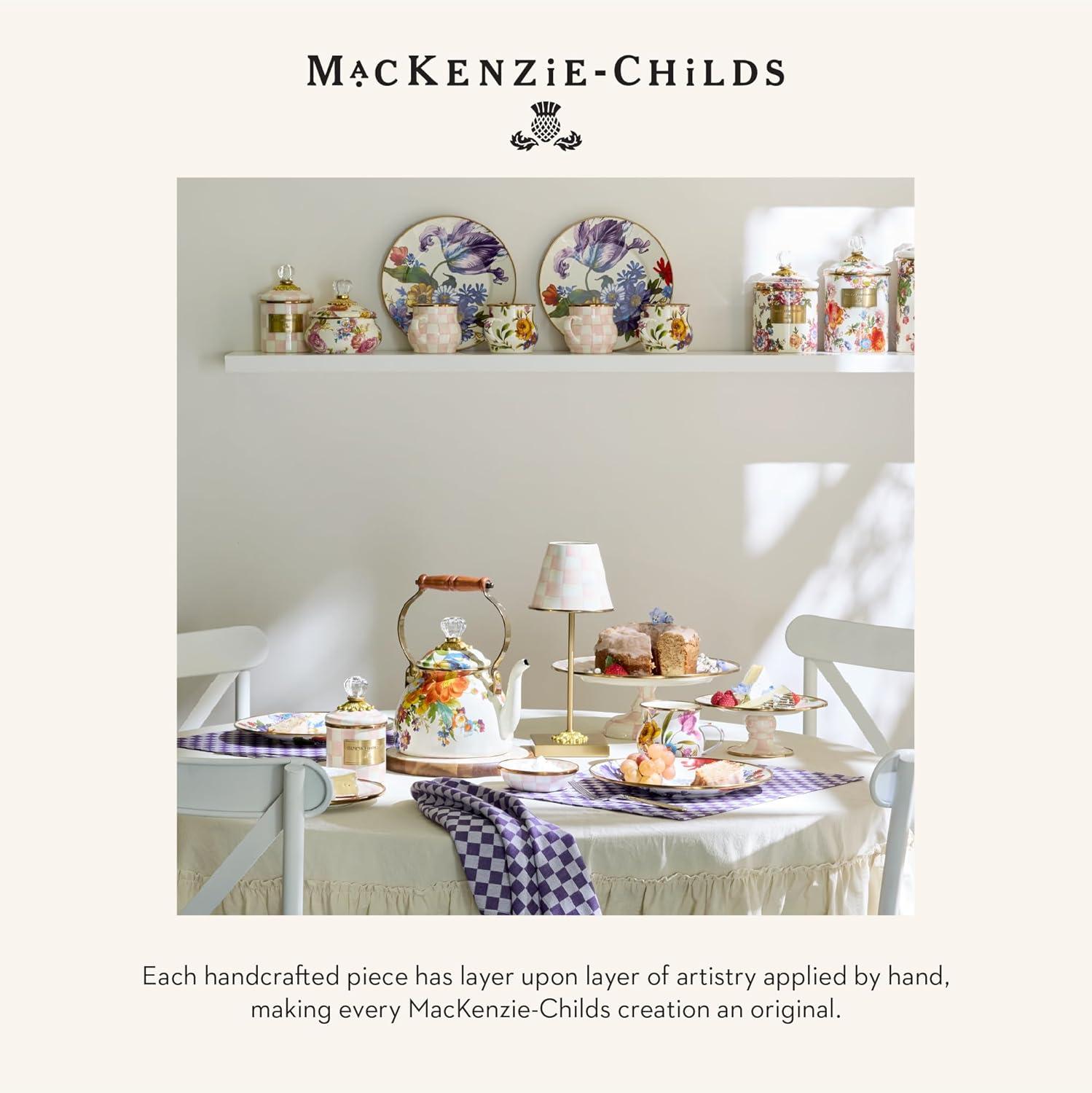 White and Pink Cordless LED Table Lamp with Brass Finish