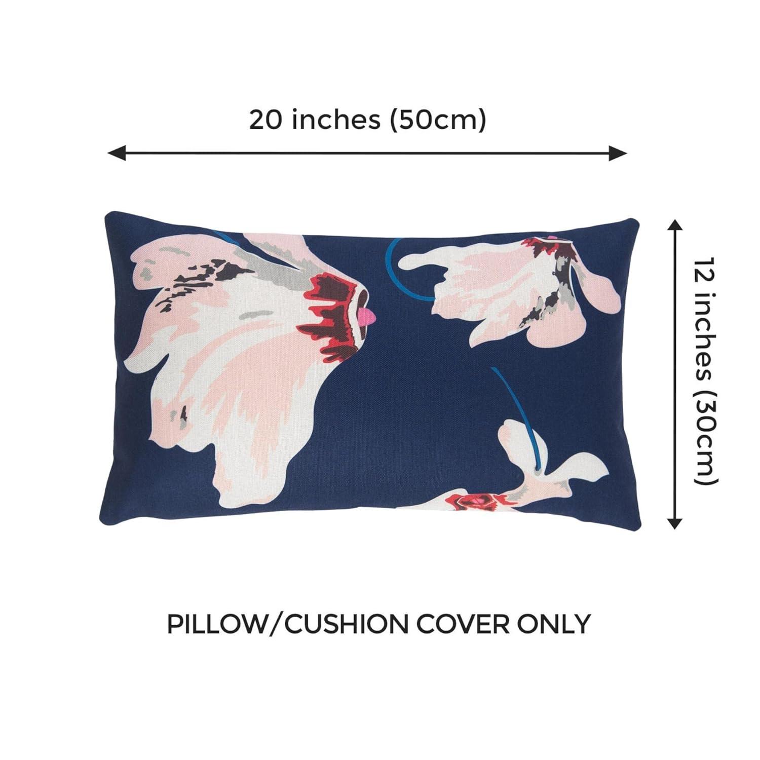 Hofdeco Spring Decorative Throw Pillow Cover ONLY, for Couch, Sofa, Bed, Yellow Floral, 18"x18"