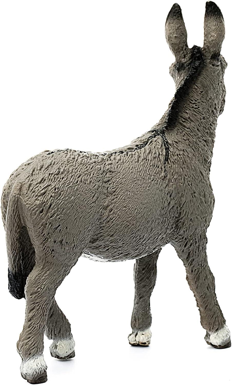 Schleich - Farm World: Donkey Animal Decorative Toy Figurine, 1 Pc