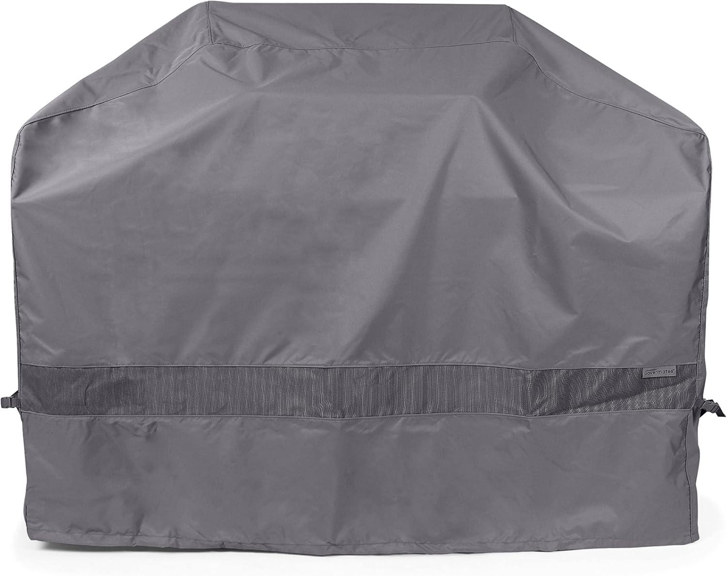 KeLiang Grill Cover - Weather Resistant Outdoor Cover, Heavy Duty BBQ Covers for Large Outdoor Kitchen, 300D Polyester, 66W x 26D x 45H, Charcoal