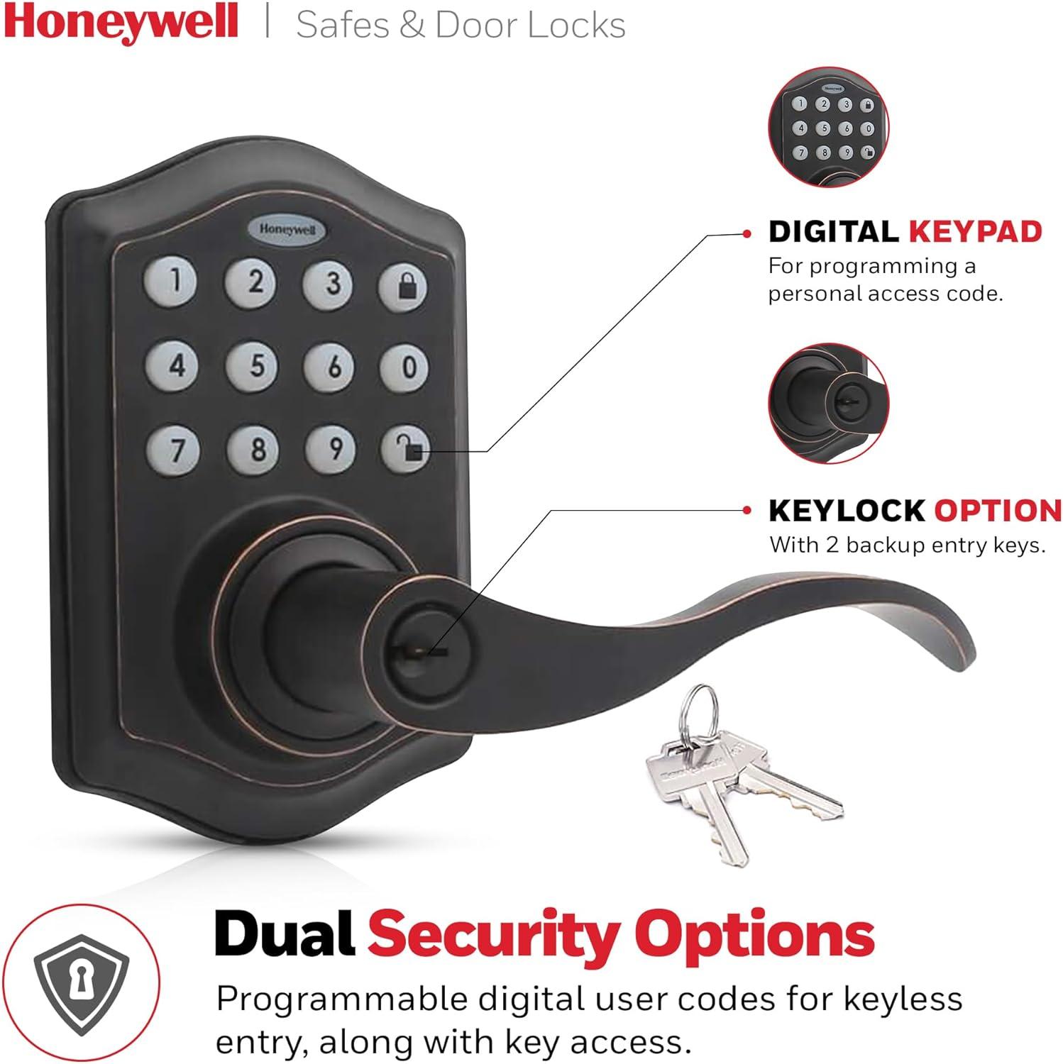 Honeywell Keyless Entry Door Lever