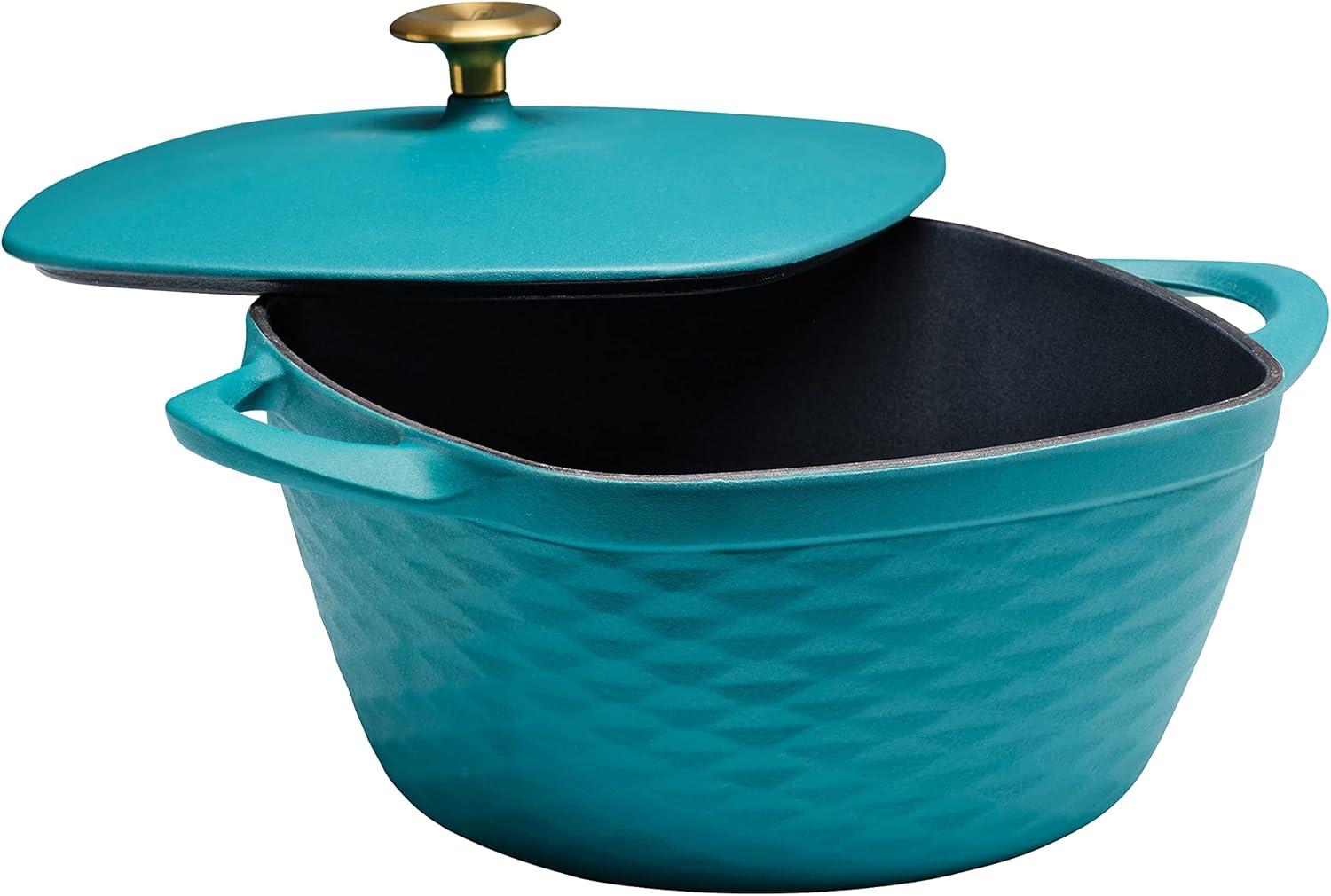 Tramontina Prisma 7 Qt Enameled Cast Iron Covered Square Dutch Oven