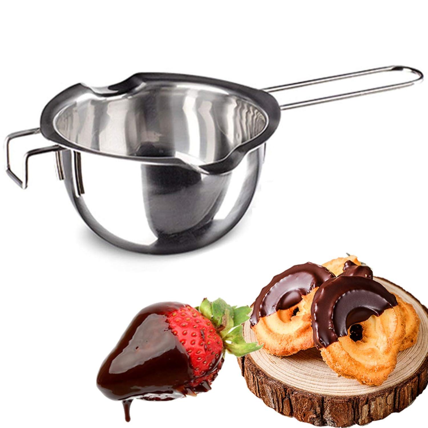 iPstyle Double Boiler Pot Chocolate Melting Pot - 400ml  Stainless Steel