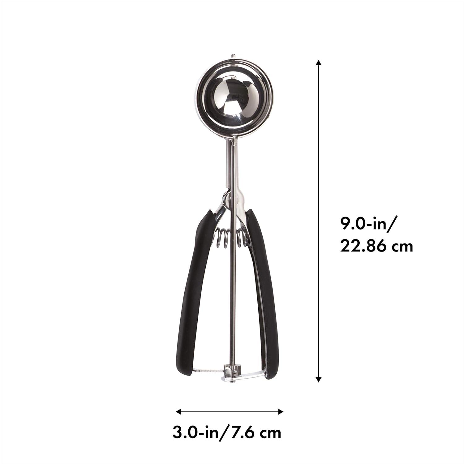 Large Stainless Steel Cookie Scoop with Non-slip Grip