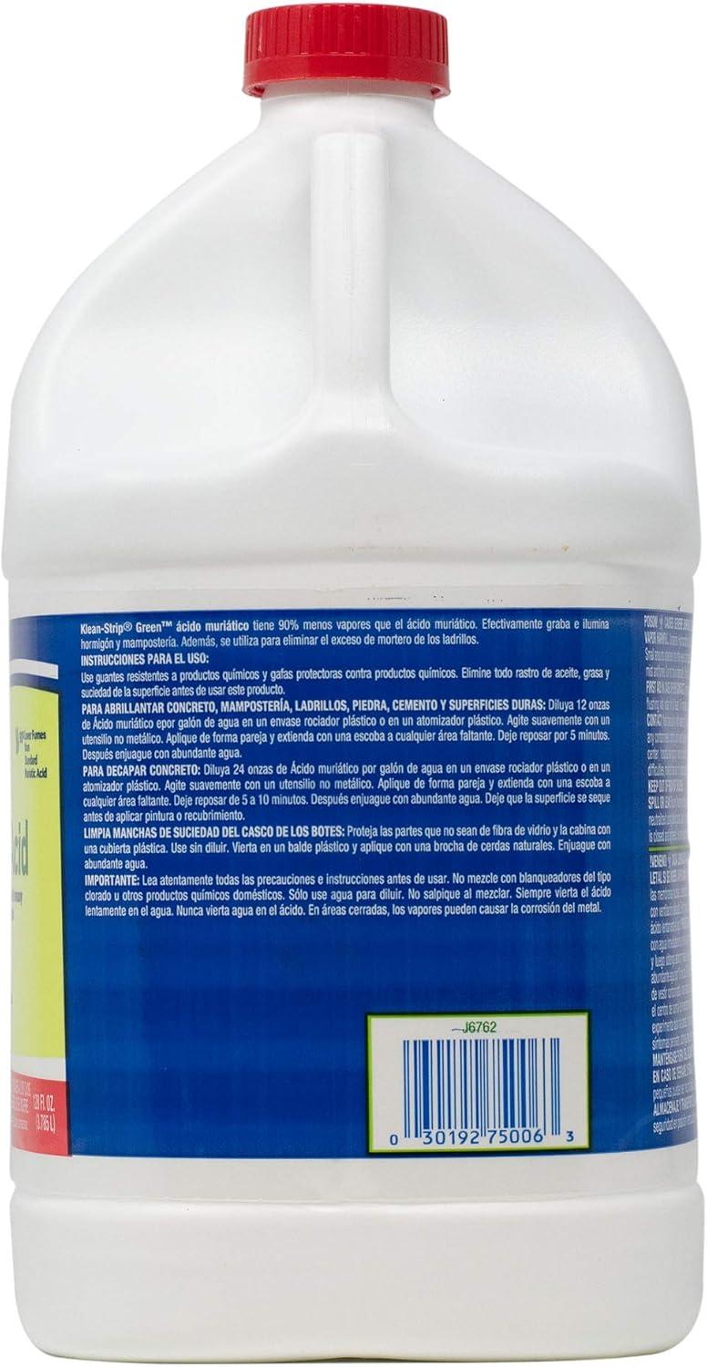 Klean Strip Green Gallon Muriatic Acid for Concrete and Masonry