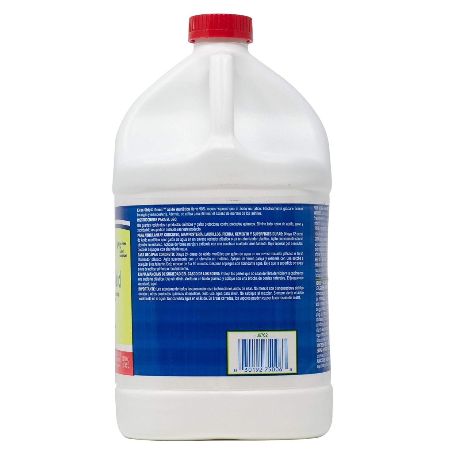 Klean Strip Green Gallon Muriatic Acid for Concrete and Masonry