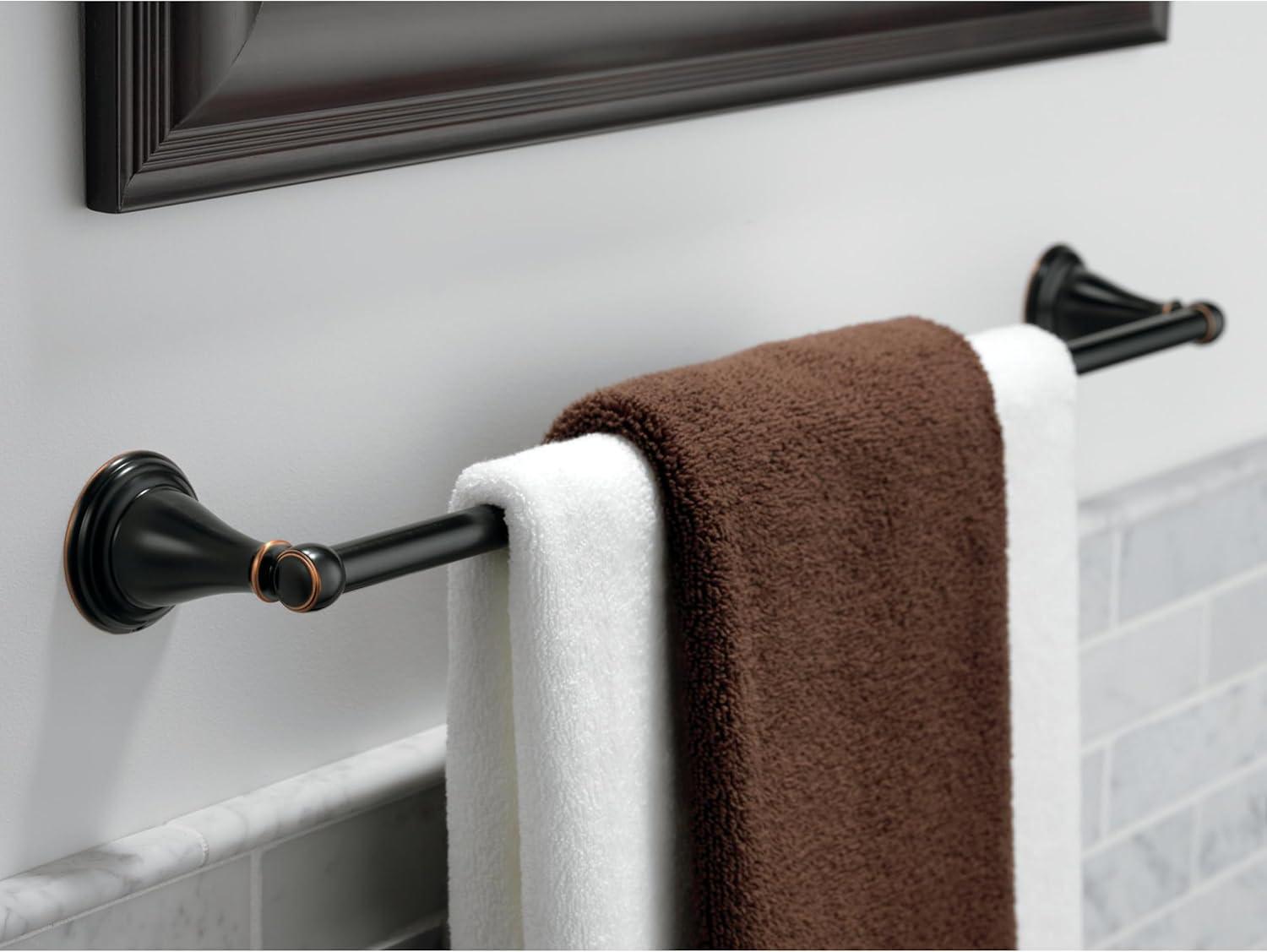 Windemere 24 in. Wall Mount Towel Bar Bath Hardware Accessory