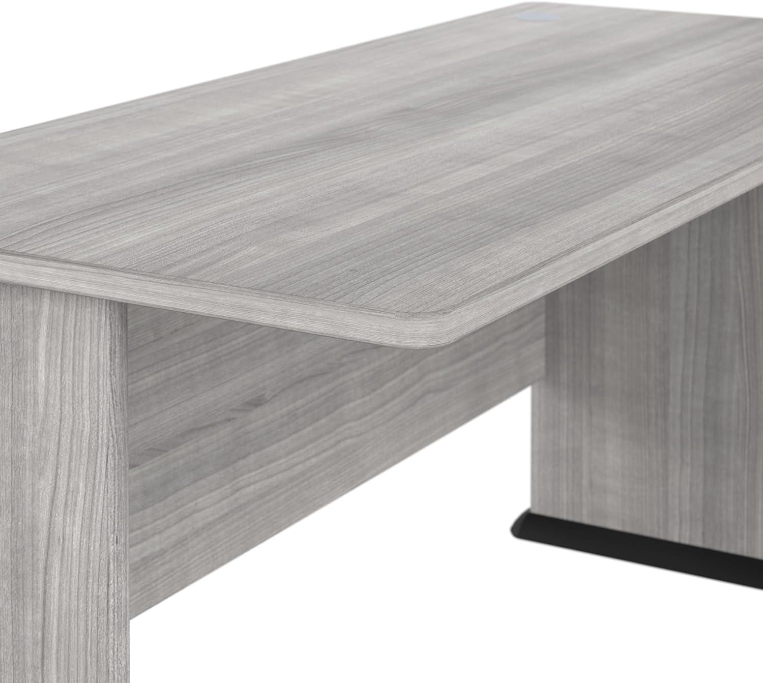 Studio A 72W Computer Desk in Platinum Gray - Engineered Wood