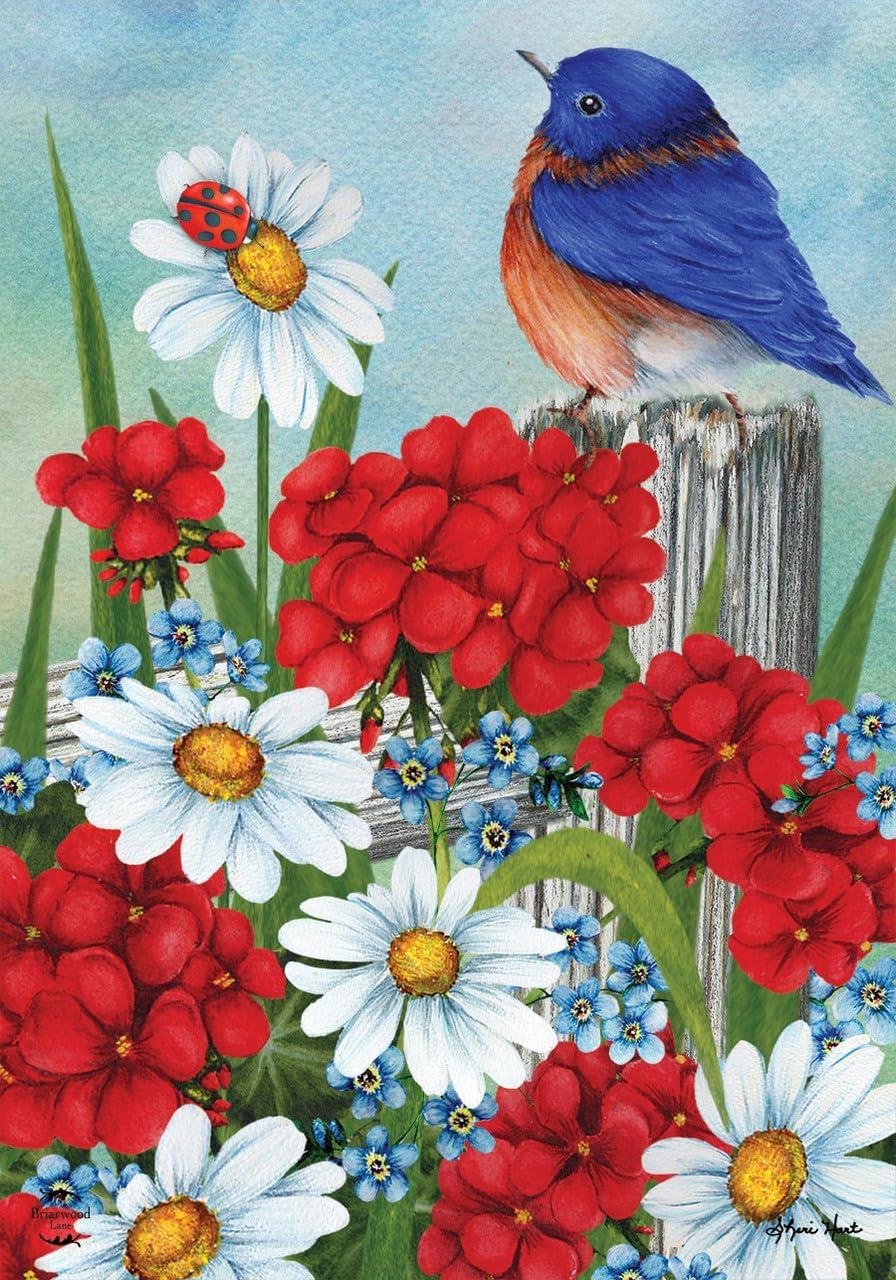 Briarwood Lane Spring Friendship House Flag