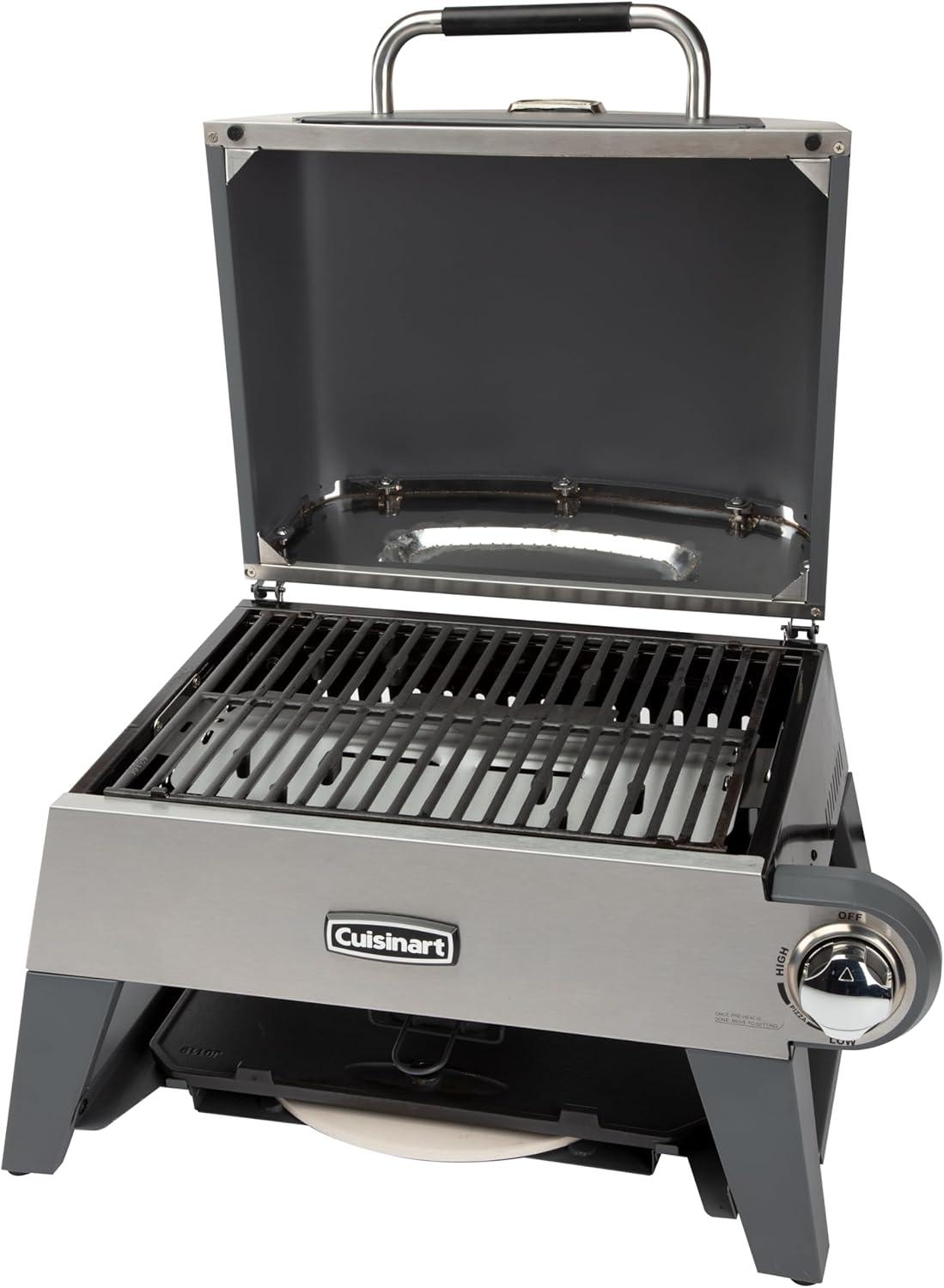 Cuisinart Stainless Steel Propane Grill, Griddle, & Pizza Oven