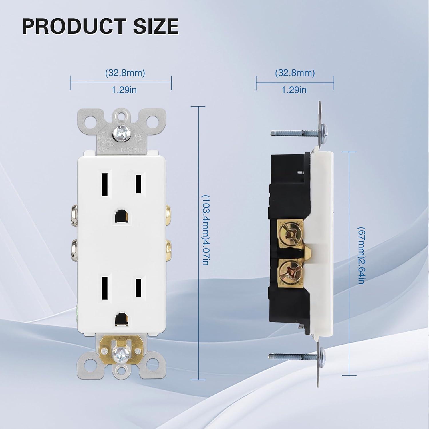 15 Tamper Resistant Decorator Outlet