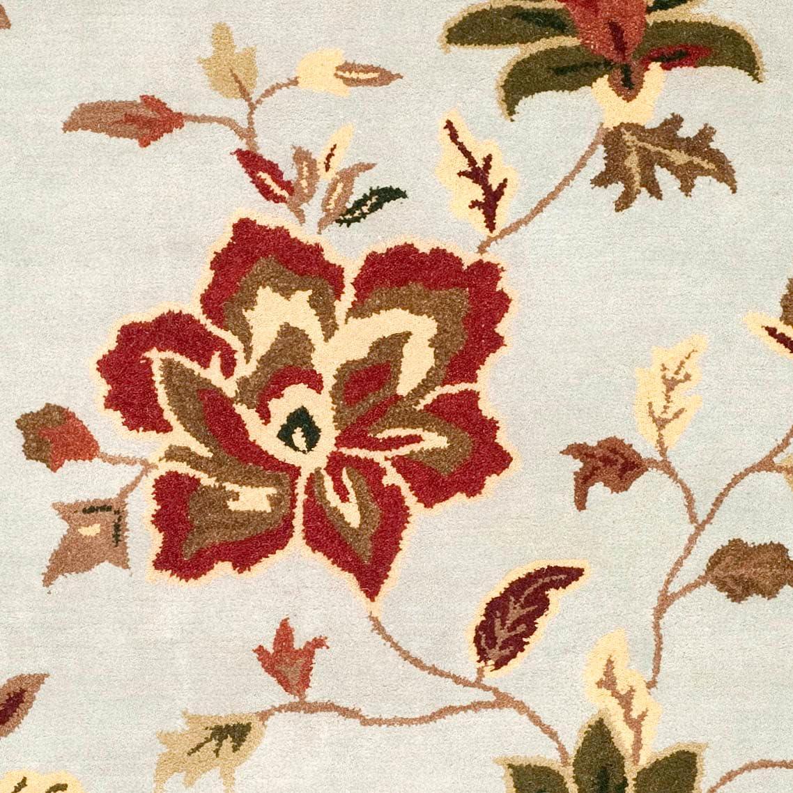 World Menagerie Arber Hand Tufted Wool Floral / Flower Rug