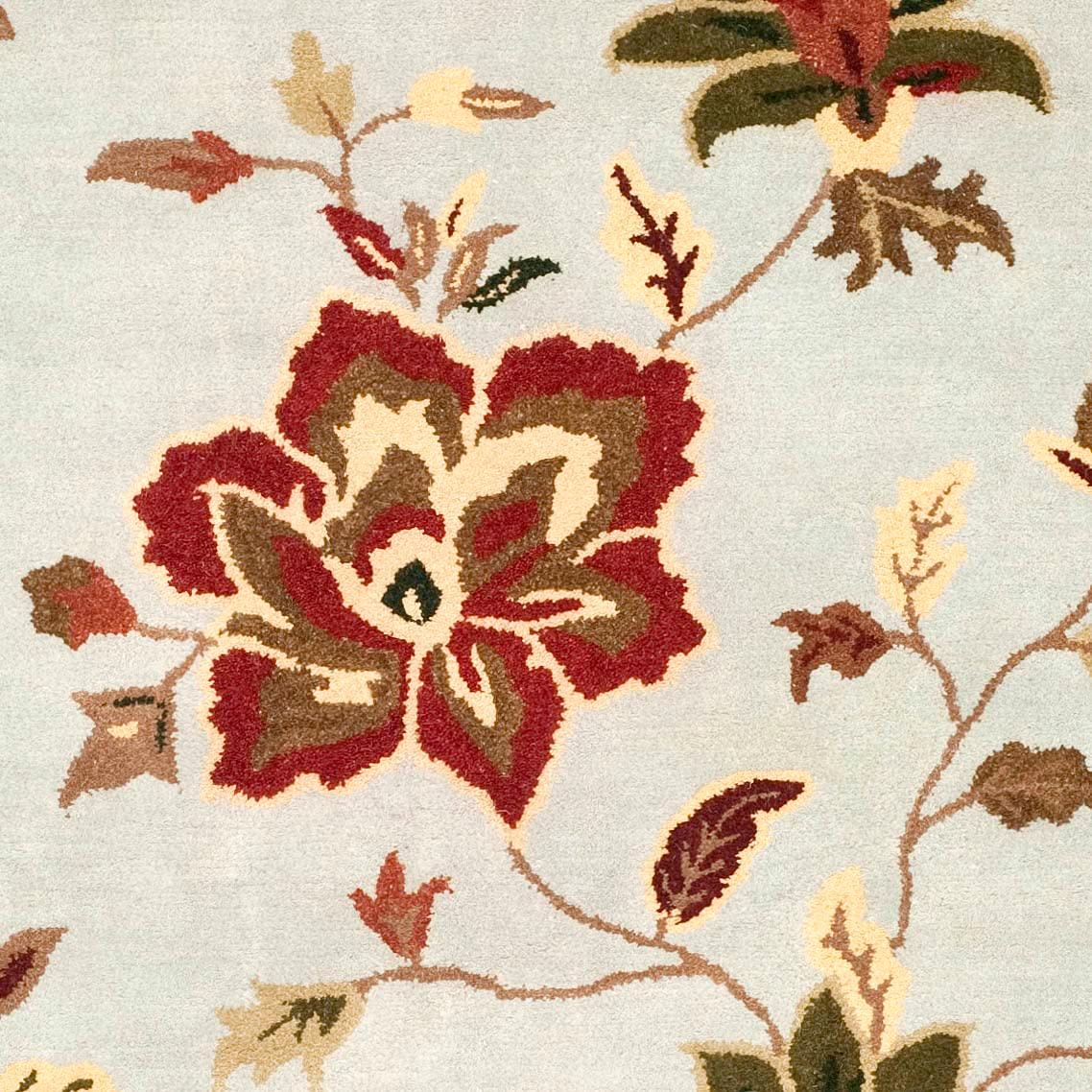 World Menagerie Arber Hand Tufted Wool Floral / Flower Rug