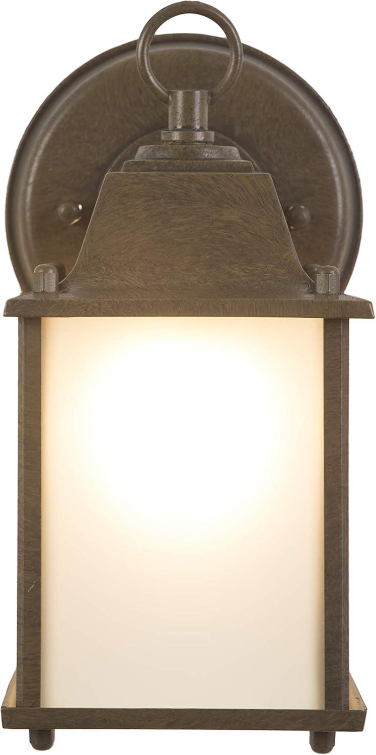 Yosemite Home Decor 5008IBR Tara Collection Incandescent Exterior Sconce, 4.5-Inch, Brown Frame