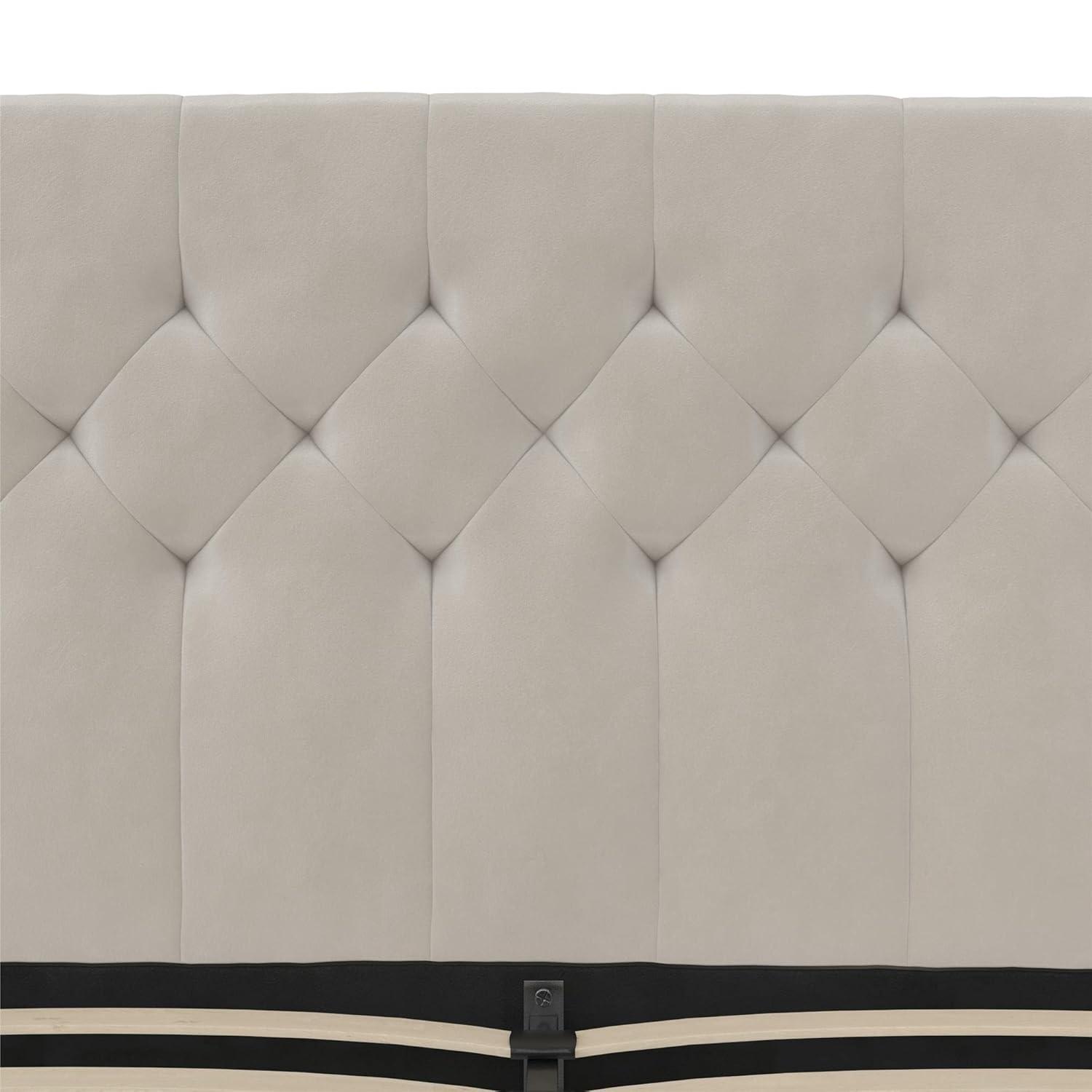 Her Majesty Upholstered Wingback Bed