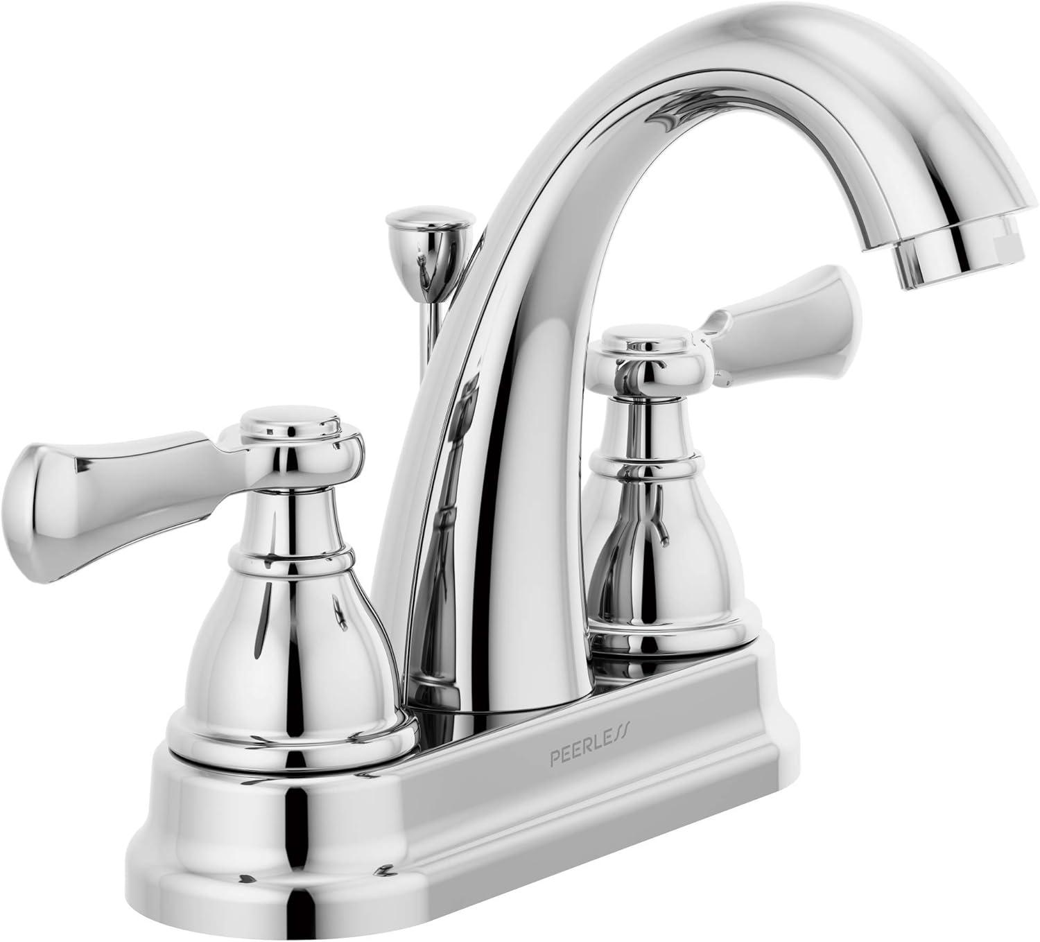 Elmhurst Traditional Chrome 2-Handle Centerset Bathroom Faucet