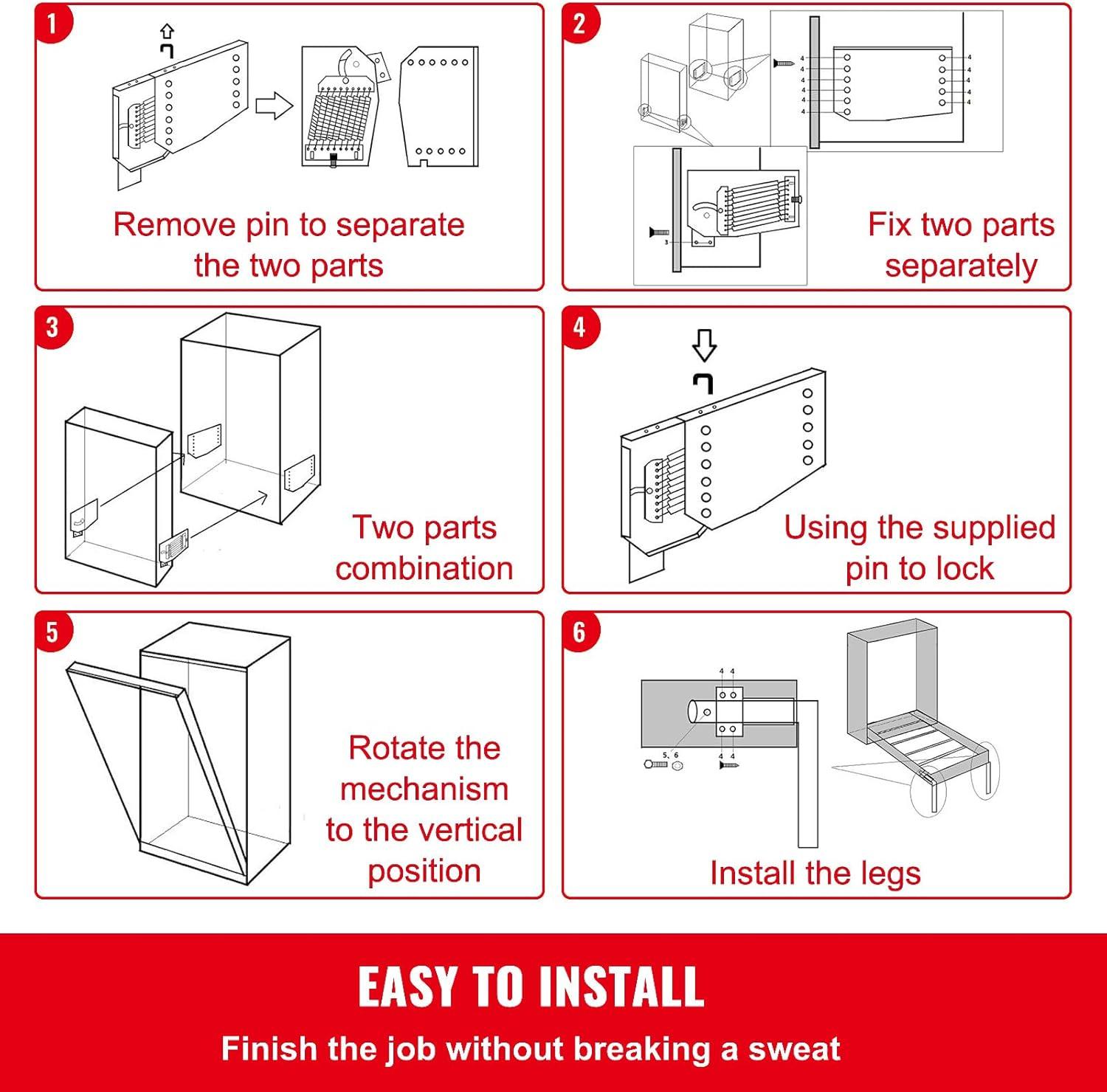 VEVOR Murphy Link Spring (Set of 2)