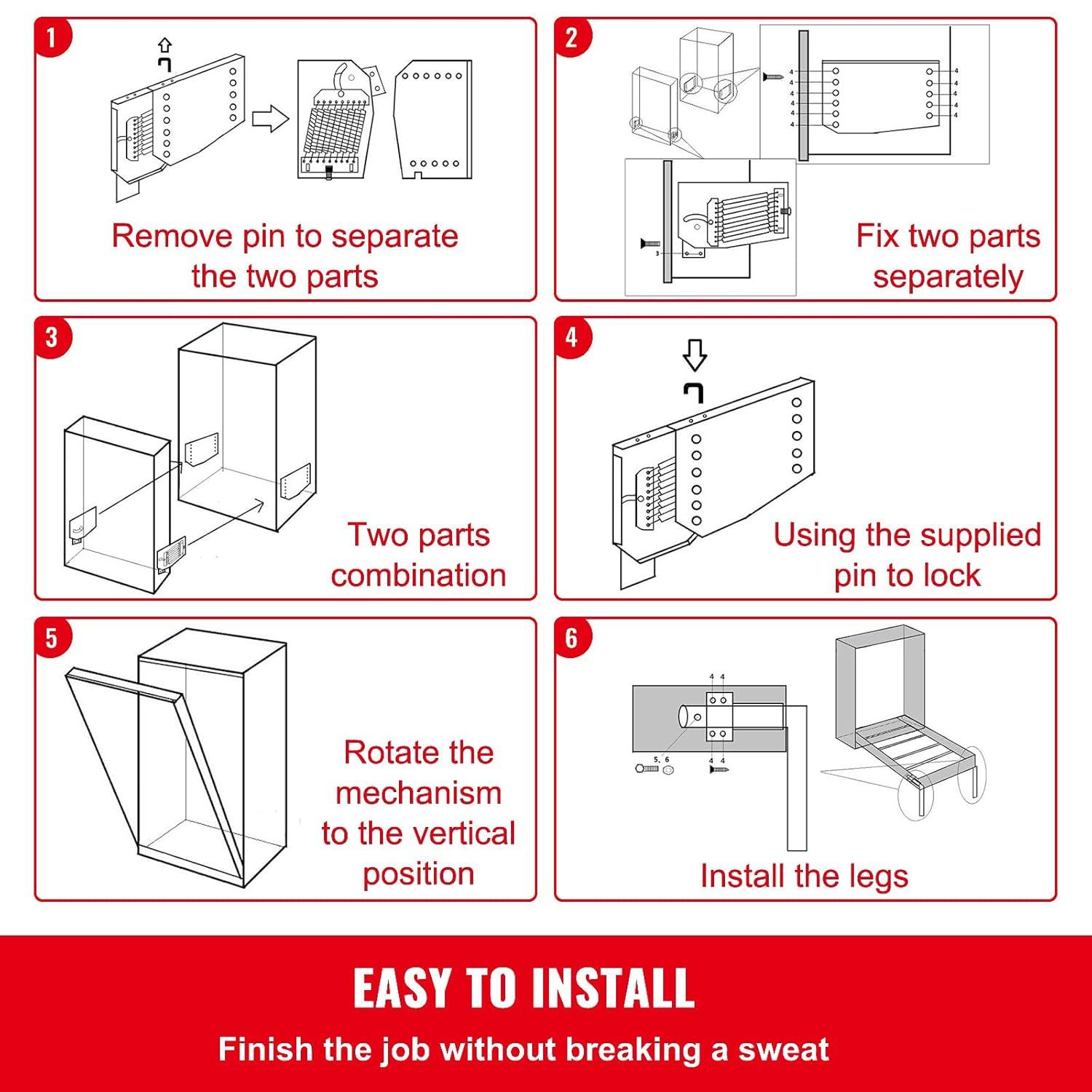 VEVOR Murphy Link Spring (Set of 2)